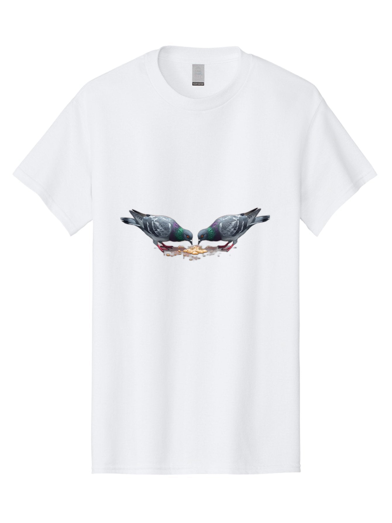 Pigeons-Eating-1 Men'S Graphic Tee, 100% Cotton, Comfortable Casual Summer Wear, Machine Washable, Vintage Camera, Old Camera, Antique Camera, Black Camera, Classic Photography, Photography Equipment, Nostalgic Device, Film Camera, Camera Art Baj648 6