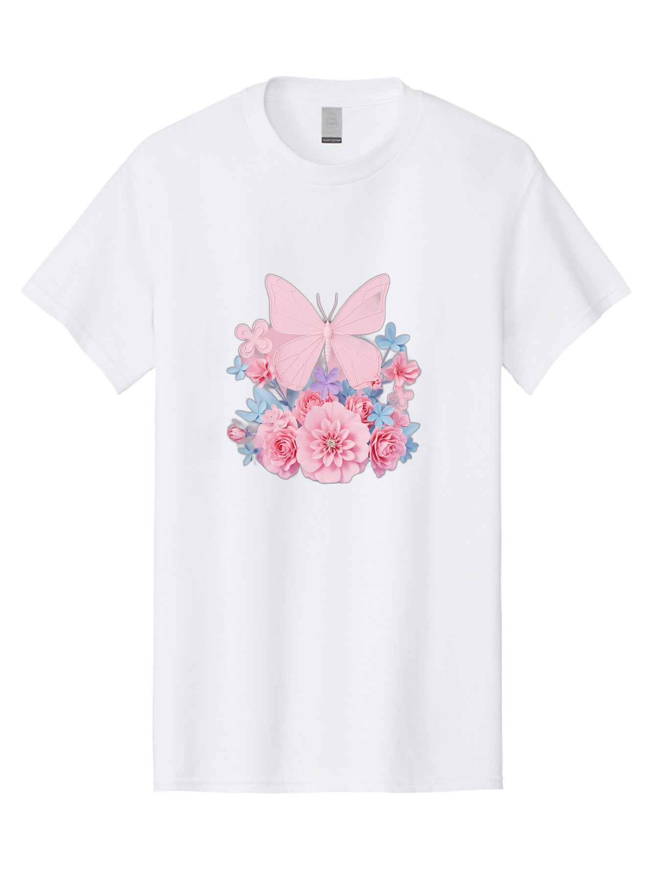 Pink-Butterfly-And-Flowers Men'S Graphic Tee, 100% Cotton, Comfortable Casual Summer Wear, Machine Washable, Vintage Camera, Old Camera, Antique Camera, Black Camera, Classic Photography, Photography Equipment, Nostalgic Device, Film Camera, Baj659 15