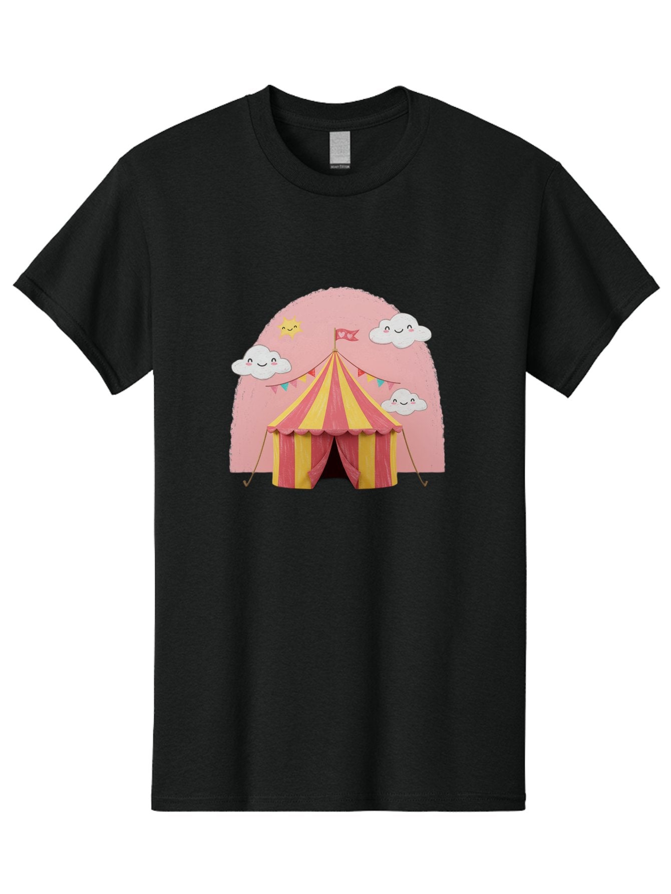 Pink-Circus-Tent Men'S Graphic Tee, 100% Cotton, Comfortable Casual Summer Wear, Machine Washable, Vintage Camera, Old Camera, Antique Camera, Black Camera, Classic Photography, Photography Equipment, Nostalgic Device, Film Camera, Camera Art Baj661 3