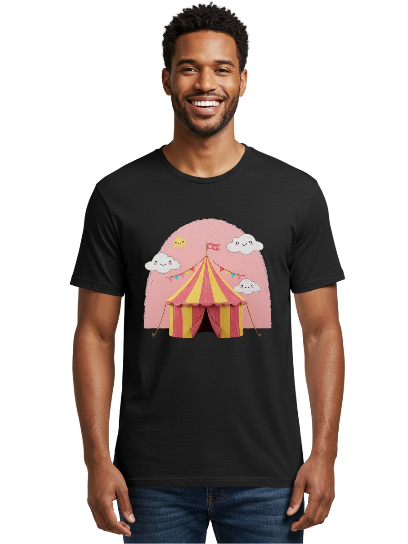 Pink-Circus-Tent Men'S Graphic Tee, 100% Cotton, Comfortable Casual Summer Wear, Machine Washable, Vintage Camera, Old Camera, Antique Camera, Black Camera, Classic Photography, Photography Equipment, Nostalgic Device, Film Camera, Camera Art Baj661 22