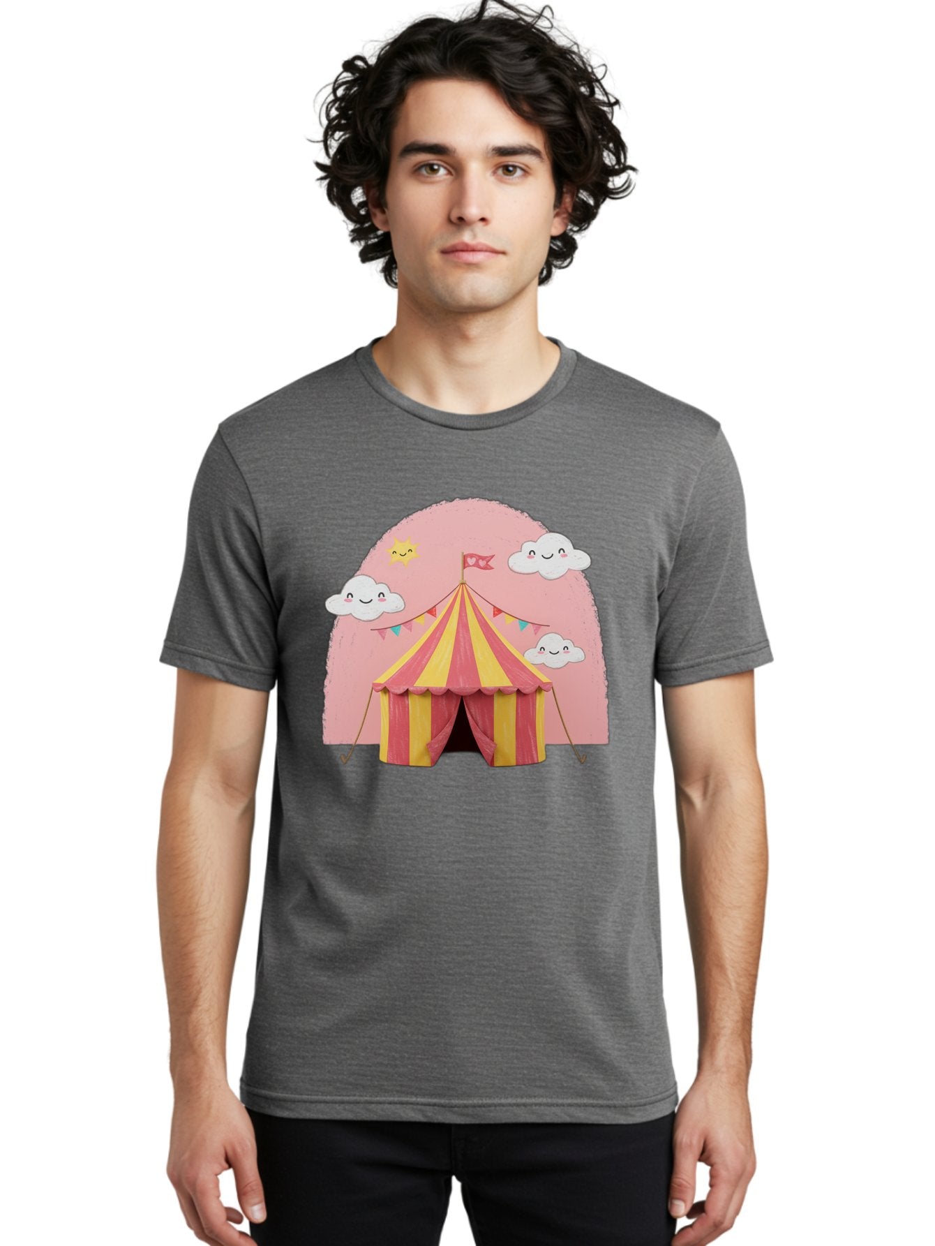 Pink-Circus-Tent Men'S Graphic Tee, 100% Cotton, Comfortable Casual Summer Wear, Machine Washable, Vintage Camera, Old Camera, Antique Camera, Black Camera, Classic Photography, Photography Equipment, Nostalgic Device, Film Camera, Camera Art Baj661 21