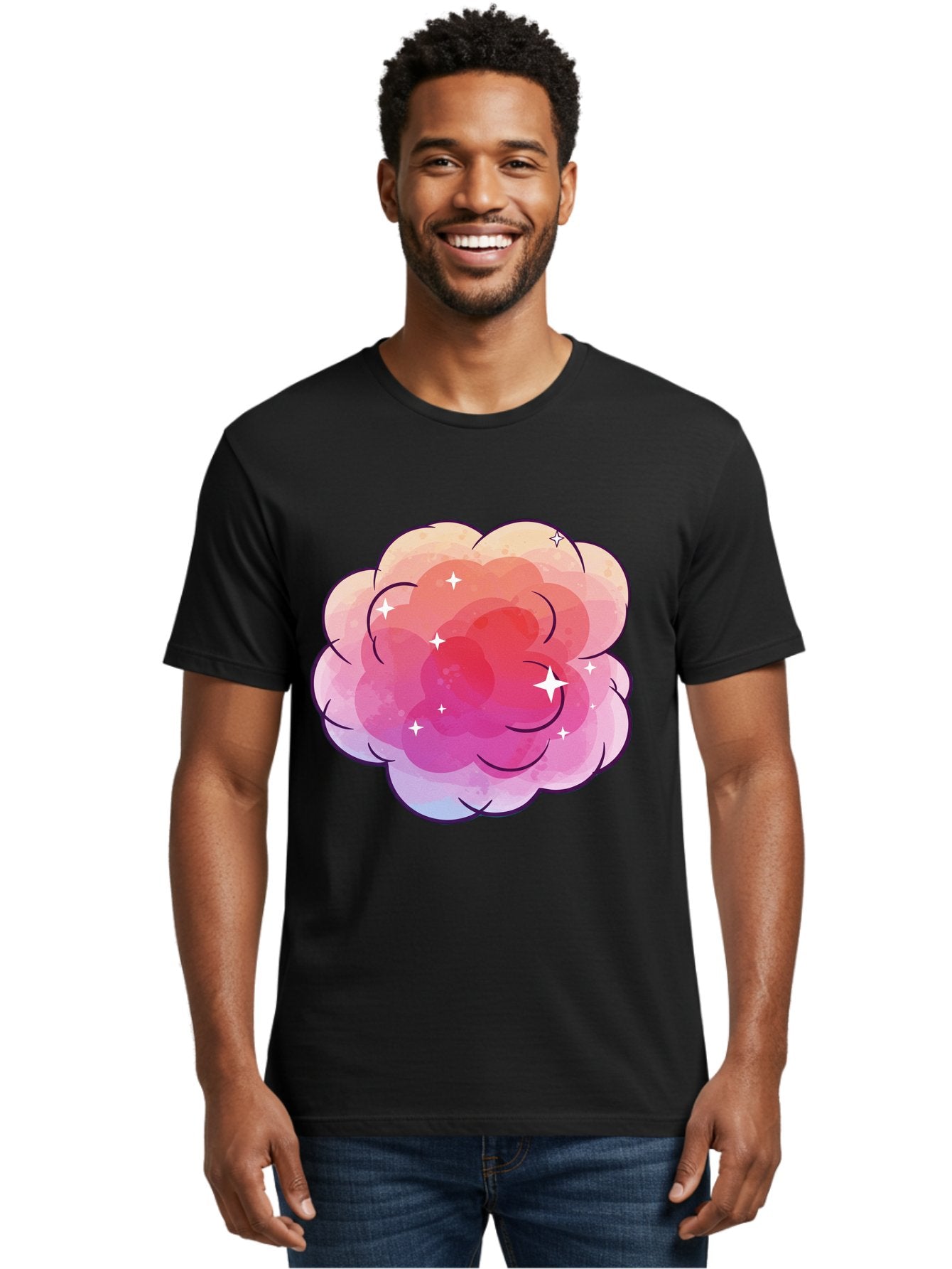 Pink-Cloud Men'S Graphic Tee, 100% Cotton, Comfortable Casual Summer Wear, Machine Washable, Vintage Camera, Old Camera, Antique Camera, Black Camera, Classic Photography, Photography Equipment, Nostalgic Device, Film Camera, Camera Art Baj662 19