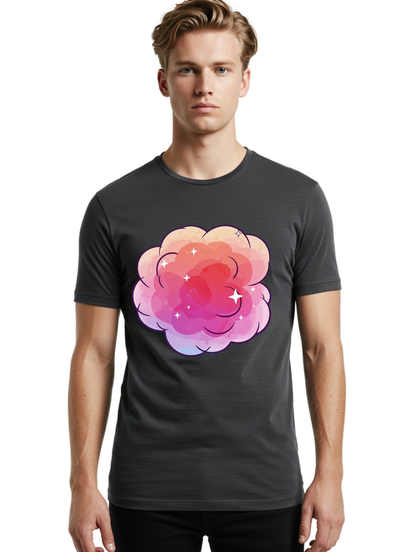 Pink-Cloud Men'S Graphic Tee, 100% Cotton, Comfortable Casual Summer Wear, Machine Washable, Vintage Camera, Old Camera, Antique Camera, Black Camera, Classic Photography, Photography Equipment, Nostalgic Device, Film Camera, Camera Art Baj662 28