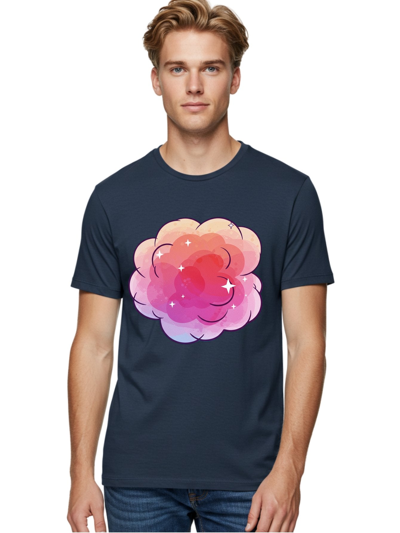 Pink-Cloud Men'S Graphic Tee, 100% Cotton, Comfortable Casual Summer Wear, Machine Washable, Vintage Camera, Old Camera, Antique Camera, Black Camera, Classic Photography, Photography Equipment, Nostalgic Device, Film Camera, Camera Art Baj662 17