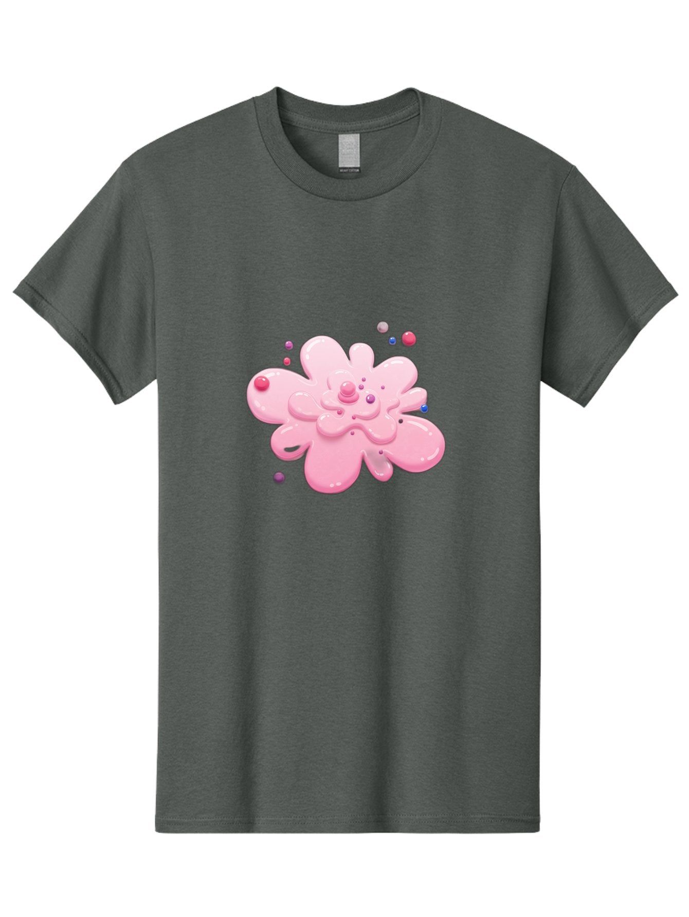 Pink-Droplet-Flower Men'S Graphic Tee, 100% Cotton, Comfortable Casual Summer Wear, Machine Washable, Vintage Camera, Old Camera, Antique Camera, Black Camera, Classic Photography, Photography Equipment, Nostalgic Device, Film Camera, Baj668 14