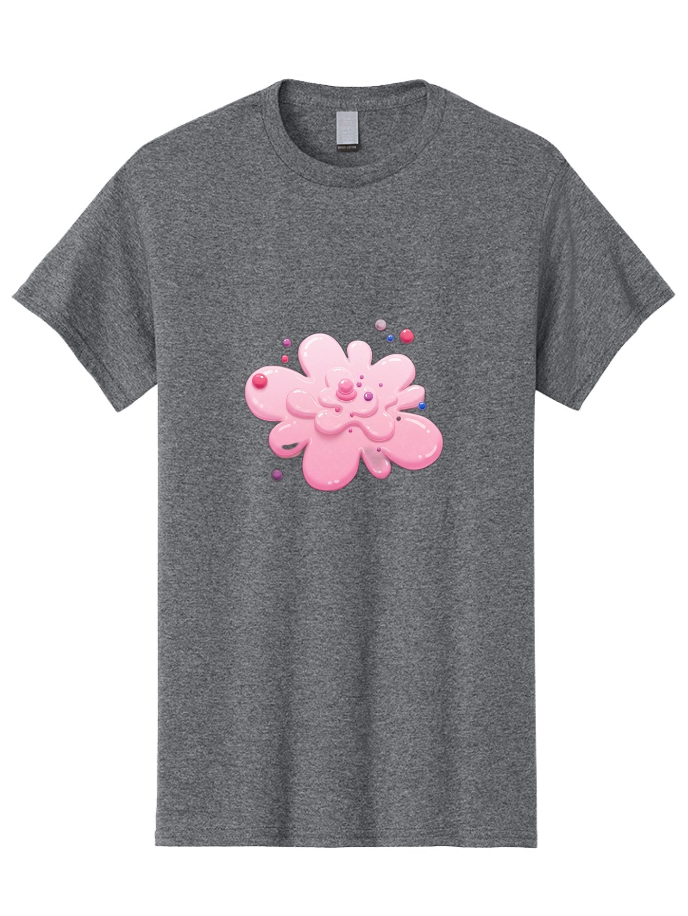 Pink-Droplet-Flower Men'S Graphic Tee, 100% Cotton, Comfortable Casual Summer Wear, Machine Washable, Vintage Camera, Old Camera, Antique Camera, Black Camera, Classic Photography, Photography Equipment, Nostalgic Device, Film Camera, Baj668 13