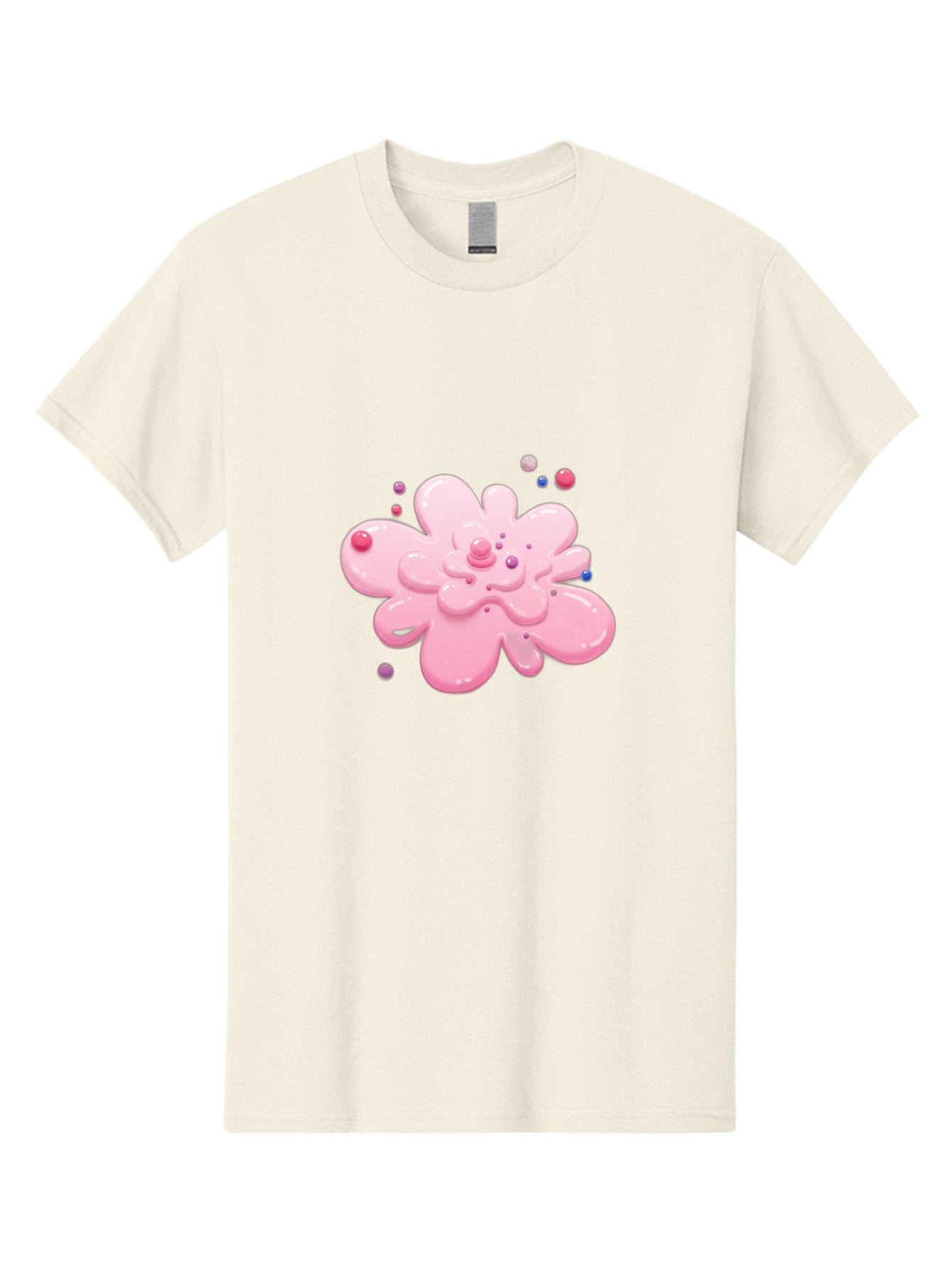 Pink-Droplet-Flower Men'S Graphic Tee, 100% Cotton, Comfortable Casual Summer Wear, Machine Washable, Vintage Camera, Old Camera, Antique Camera, Black Camera, Classic Photography, Photography Equipment, Nostalgic Device, Film Camera, Baj668 5