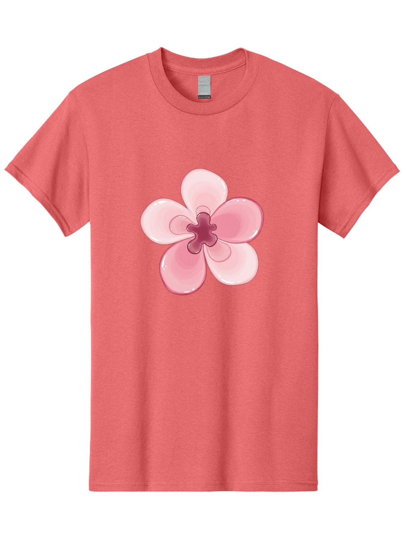 Pink-Flower-1 Men'S Graphic Tee, 100% Cotton, Comfortable Casual Summer Wear, Machine Washable, Vintage Camera, Old Camera, Antique Camera, Black Camera, Classic Photography, Photography Equipment, Nostalgic Device, Film Camera, Camera Art Baj669 13