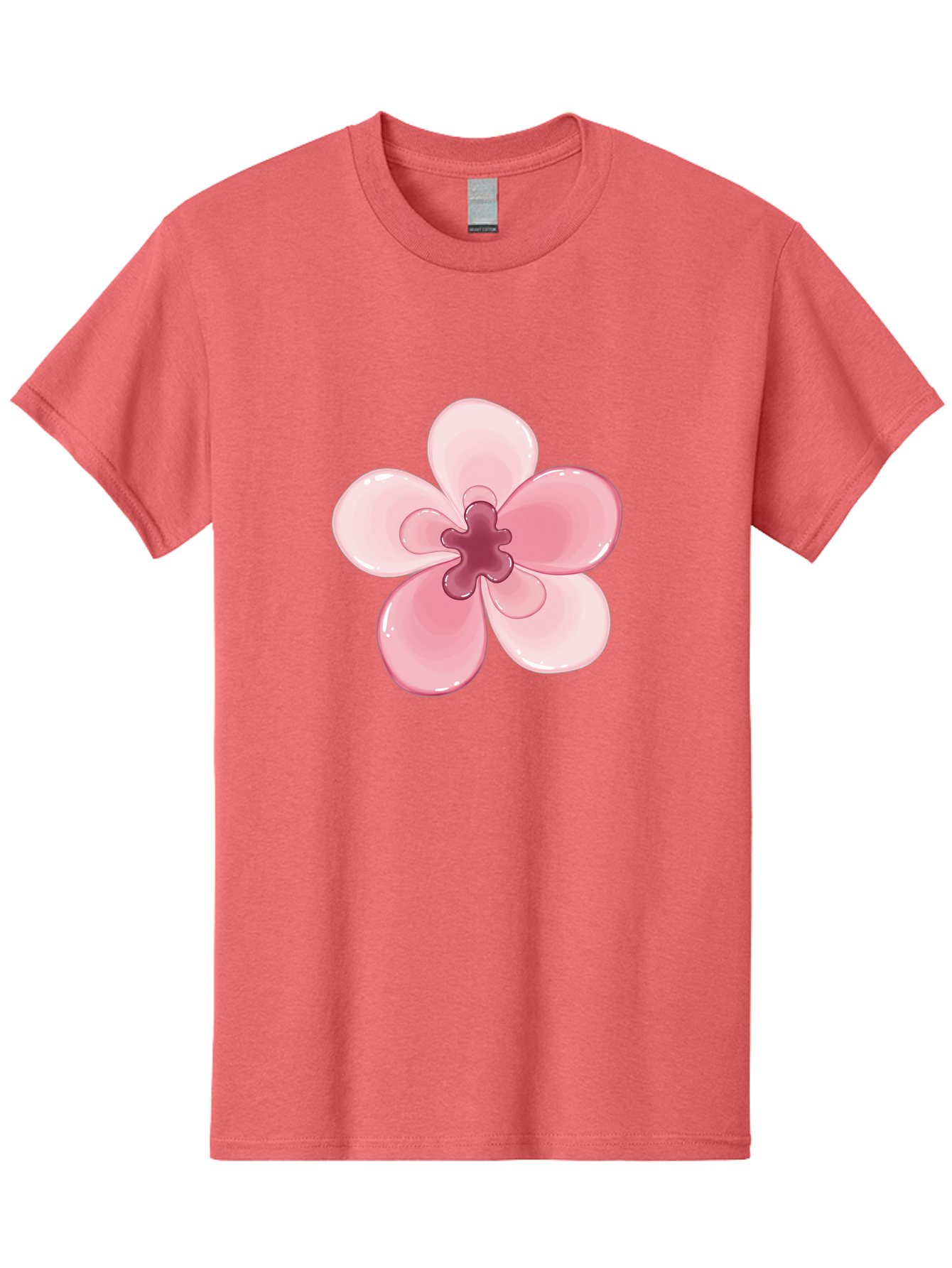 Pink-Flower-1 Men'S Graphic Tee, 100% Cotton, Comfortable Casual Summer Wear, Machine Washable, Vintage Camera, Old Camera, Antique Camera, Black Camera, Classic Photography, Photography Equipment, Nostalgic Device, Film Camera, Camera Art Baj669 15