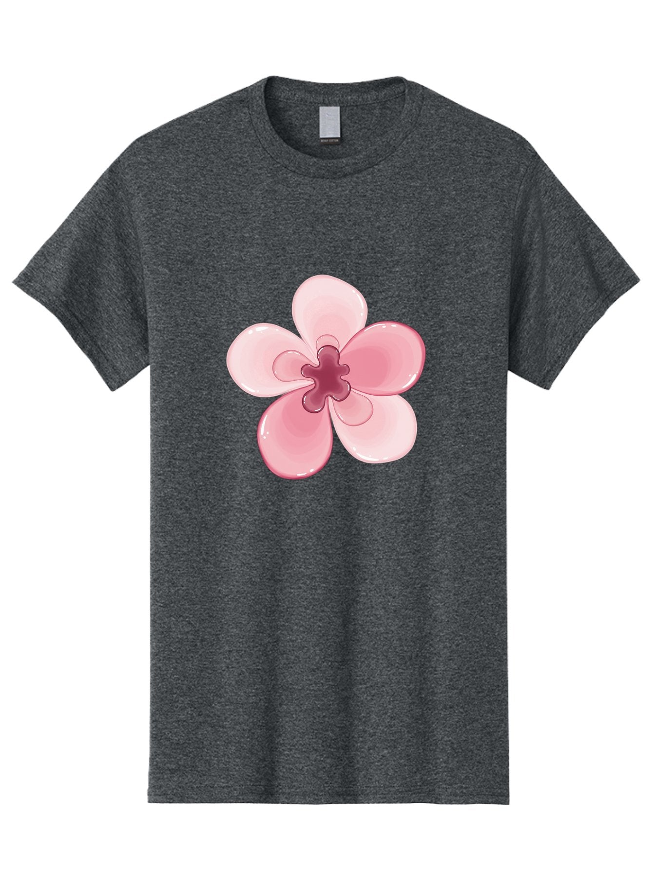 Pink-Flower-1 Men'S Graphic Tee, 100% Cotton, Comfortable Casual Summer Wear, Machine Washable, Vintage Camera, Old Camera, Antique Camera, Black Camera, Classic Photography, Photography Equipment, Nostalgic Device, Film Camera, Camera Art Baj669 15