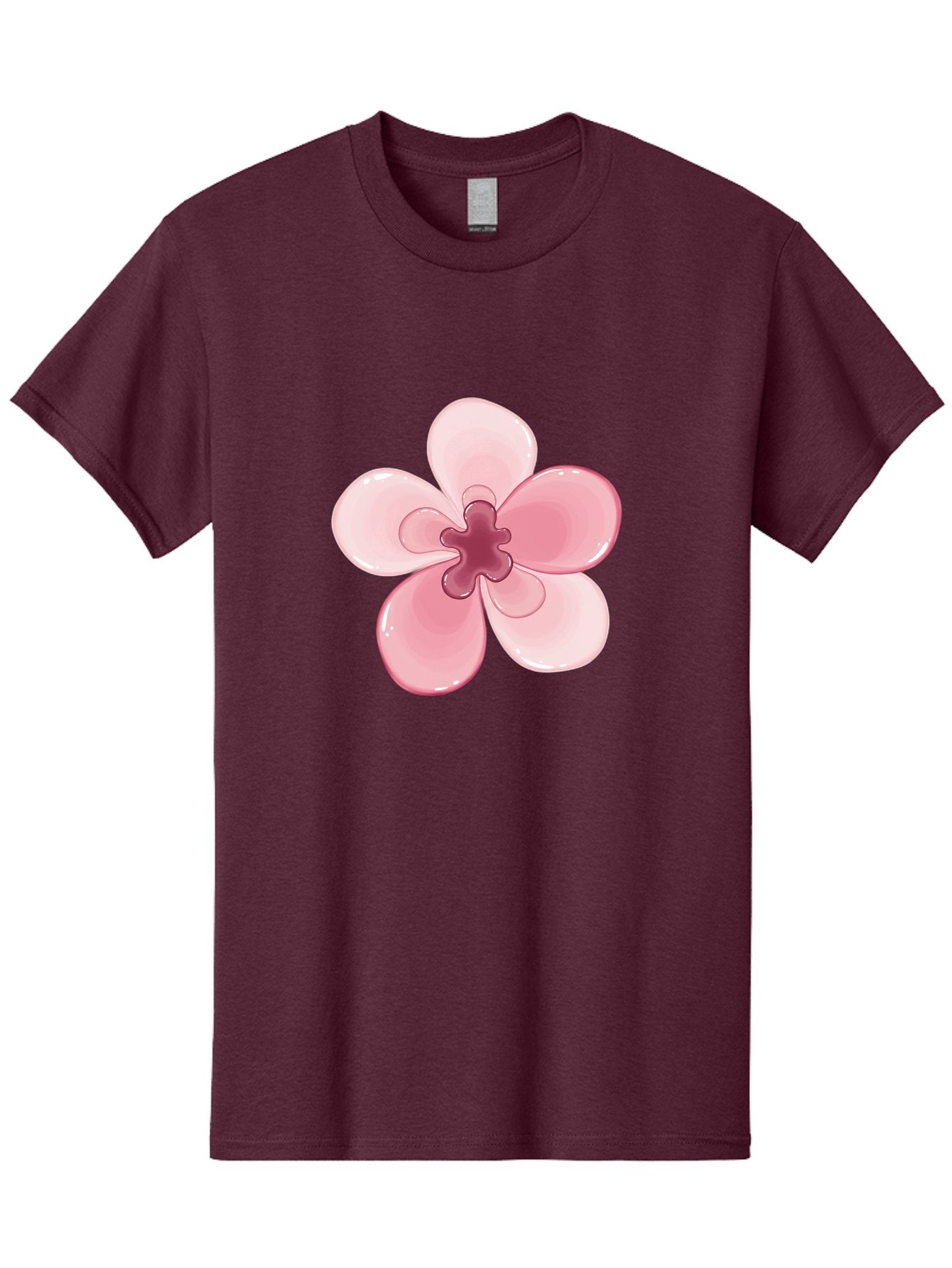 Pink-Flower-1 Men'S Graphic Tee, 100% Cotton, Comfortable Casual Summer Wear, Machine Washable, Vintage Camera, Old Camera, Antique Camera, Black Camera, Classic Photography, Photography Equipment, Nostalgic Device, Film Camera, Camera Art Baj669 5