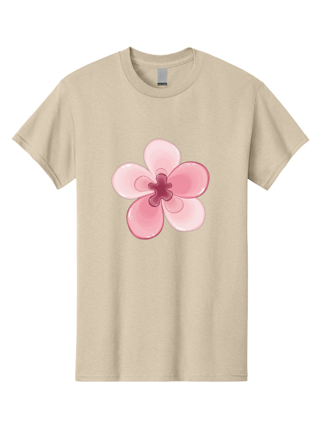 Pink-Flower-1 Men'S Graphic Tee, 100% Cotton, Comfortable Casual Summer Wear, Machine Washable, Vintage Camera, Old Camera, Antique Camera, Black Camera, Classic Photography, Photography Equipment, Nostalgic Device, Film Camera, Camera Art Baj669 12