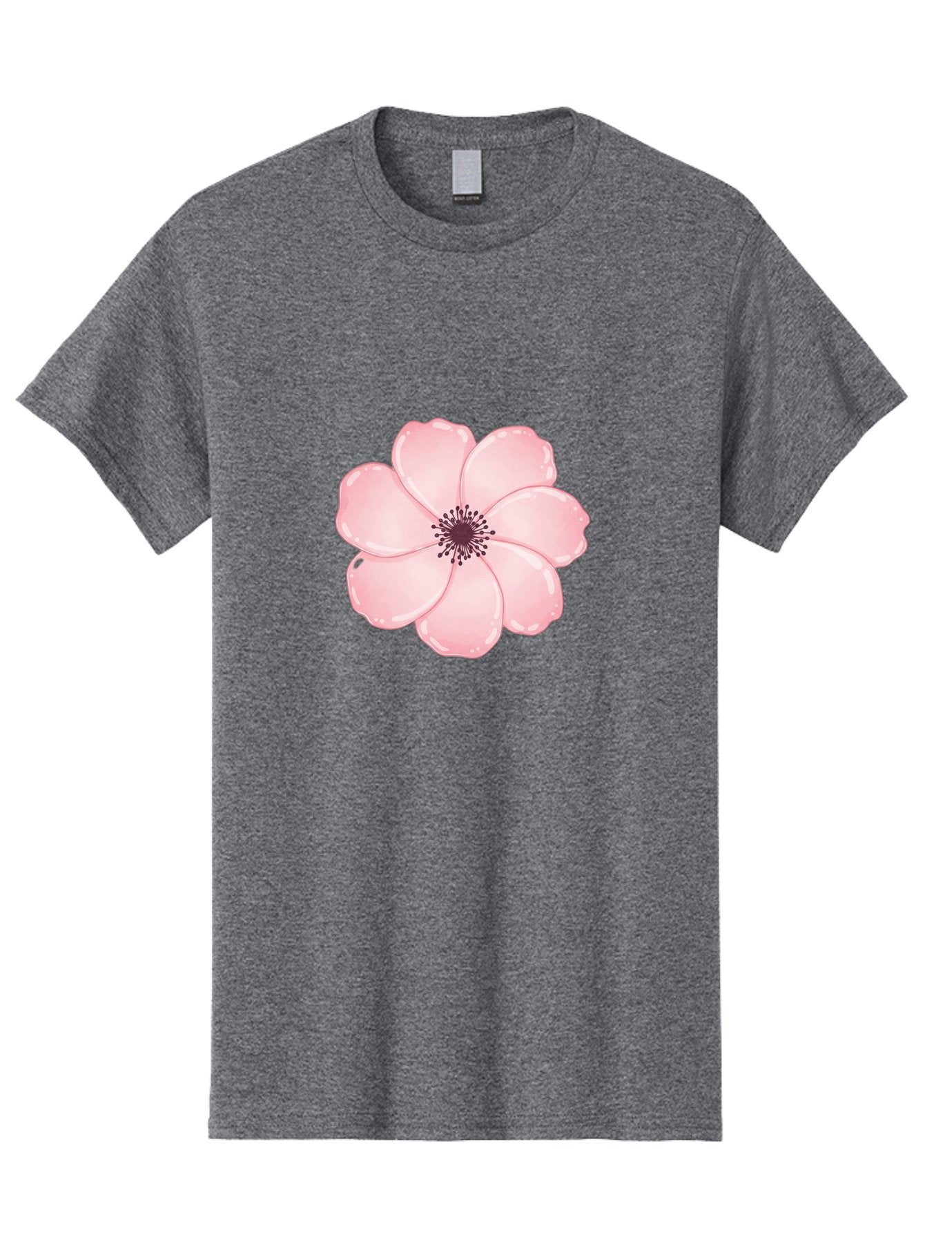 Pink-Flower Men'S Graphic Tee, 100% Cotton, Comfortable Casual Summer Wear, Machine Washable, Vintage Camera, Old Camera, Antique Camera, Black Camera, Classic Photography, Photography Equipment, Nostalgic Device, Film Camera, Camera Art Baj670 10