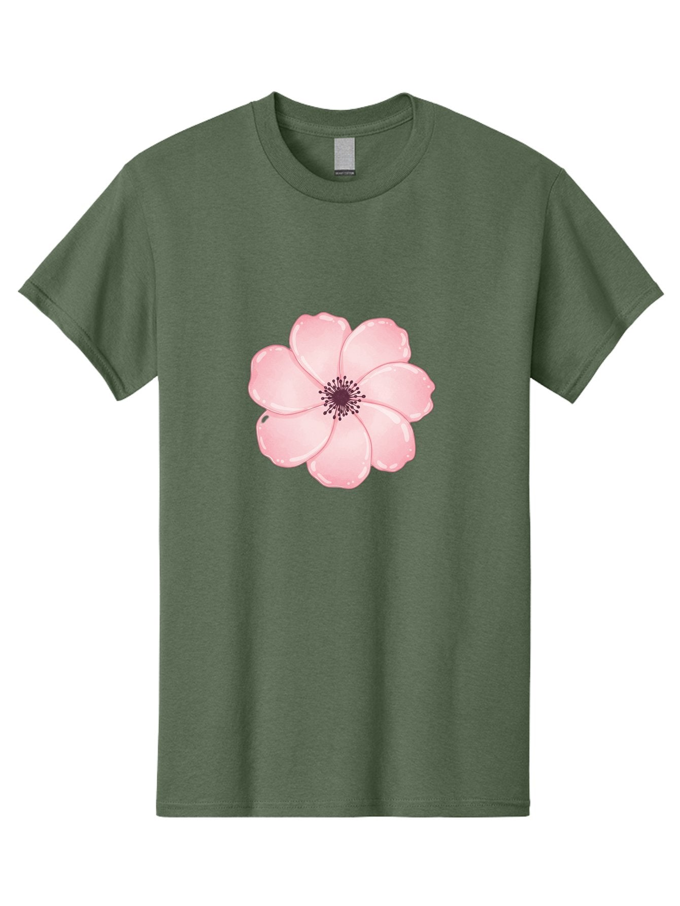Pink-Flower Men'S Graphic Tee, 100% Cotton, Comfortable Casual Summer Wear, Machine Washable, Vintage Camera, Old Camera, Antique Camera, Black Camera, Classic Photography, Photography Equipment, Nostalgic Device, Film Camera, Camera Art Baj670 3