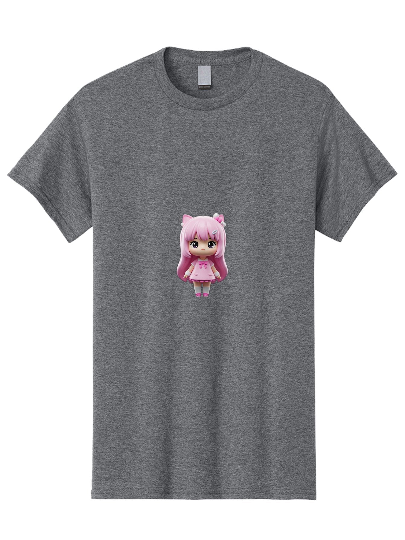 Pink-Hair-Anime-Doll Men'S Graphic Tee, 100% Cotton, Comfortable Casual Summer Wear, Machine Washable, Vintage Camera, Old Camera, Antique Camera, Black Camera, Classic Photography, Photography Equipment, Nostalgic Device, Film Camera, Baj671 11