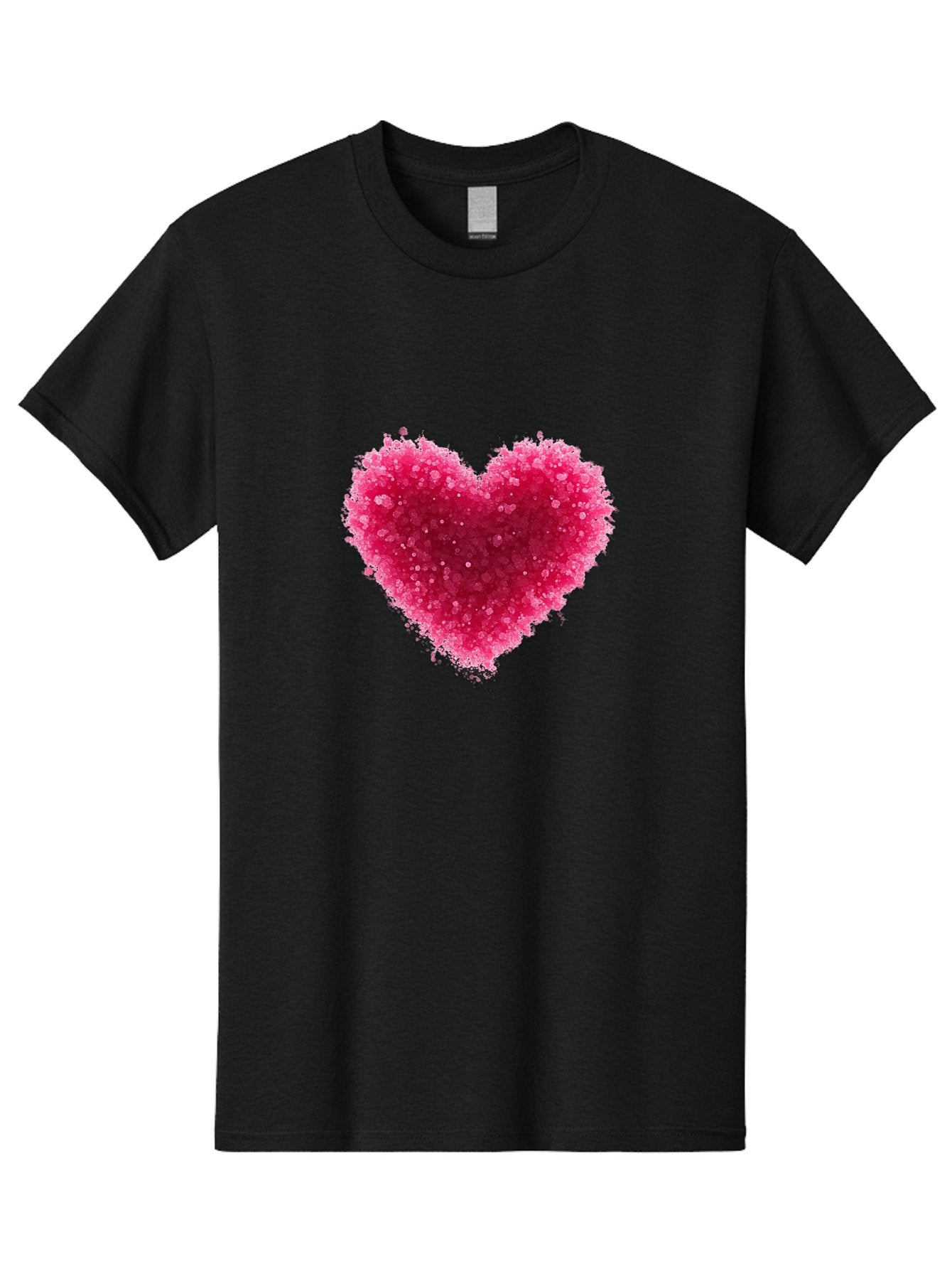 Pink-Heart-1 Men'S Graphic Tee, 100% Cotton, Comfortable Casual Summer Wear, Machine Washable, Vintage Camera, Old Camera, Antique Camera, Black Camera, Classic Photography, Photography Equipment, Nostalgic Device, Film Camera, Camera Art Baj672 5