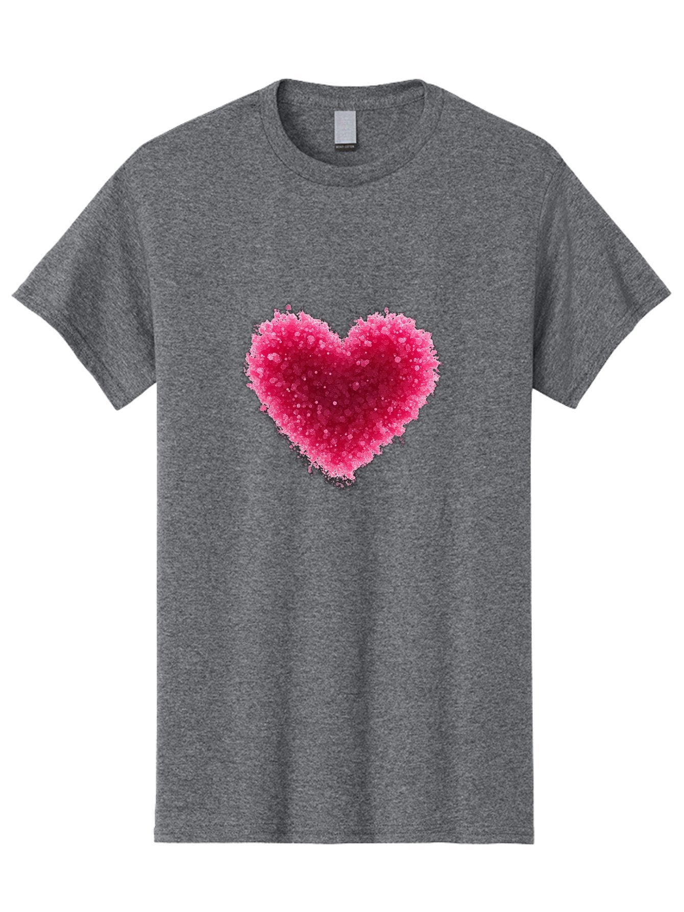 Pink-Heart-1 Men'S Graphic Tee, 100% Cotton, Comfortable Casual Summer Wear, Machine Washable, Vintage Camera, Old Camera, Antique Camera, Black Camera, Classic Photography, Photography Equipment, Nostalgic Device, Film Camera, Camera Art Baj672