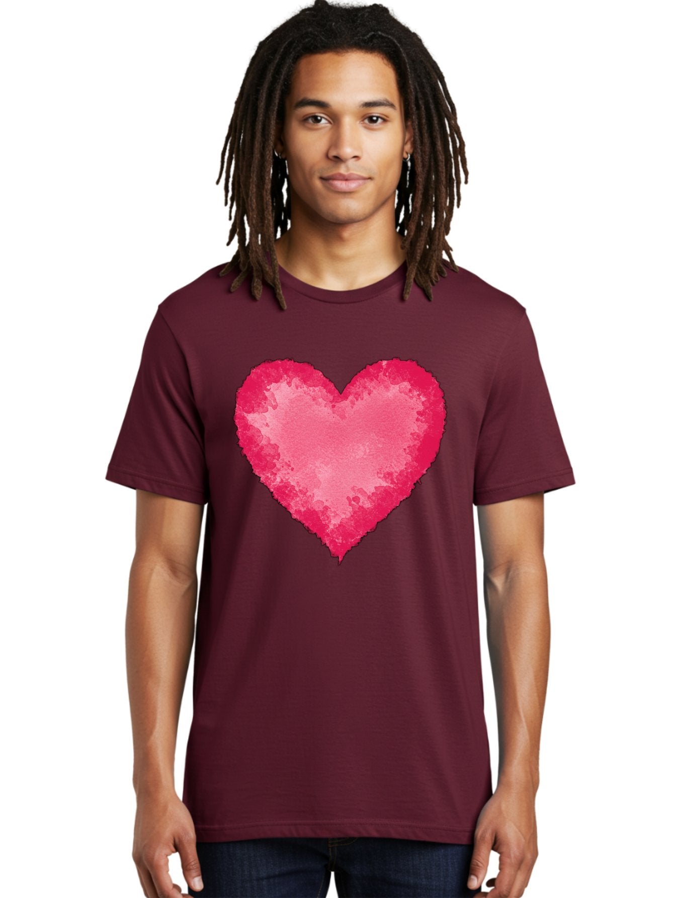 Pink-Heart-2 Men'S Graphic Tee, 100% Cotton, Comfortable Casual Summer Wear, Machine Washable, Vintage Camera, Old Camera, Antique Camera, Black Camera, Classic Photography, Photography Equipment, Nostalgic Device, Film Camera, Camera Art Baj673 21