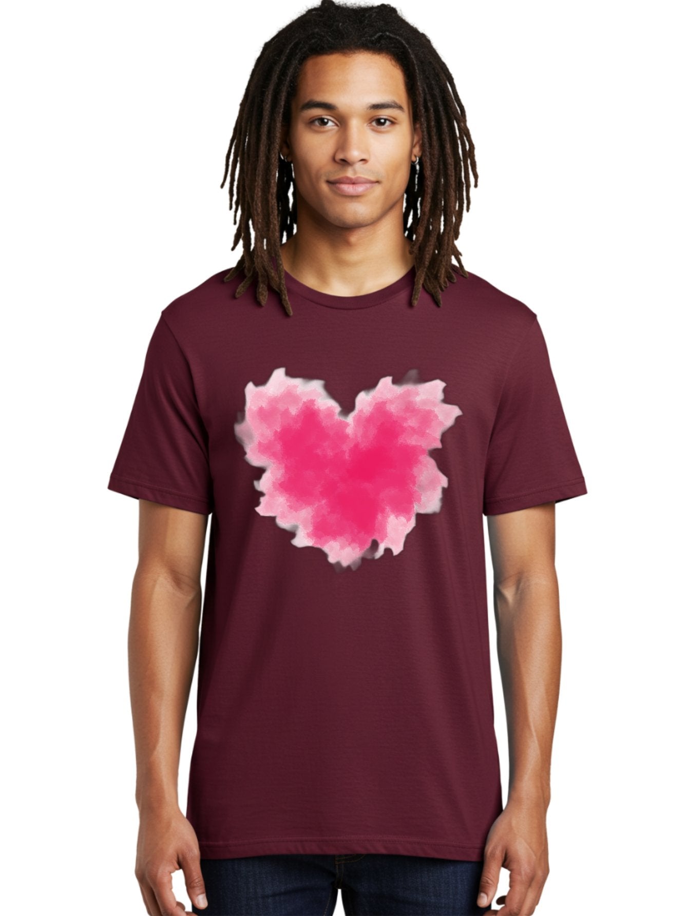 Pink-Heart-3 Men'S Graphic Tee, 100% Cotton, Comfortable Casual Summer Wear, Machine Washable, Vintage Camera, Old Camera, Antique Camera, Black Camera, Classic Photography, Photography Equipment, Nostalgic Device, Film Camera, Camera Art Baj674 19