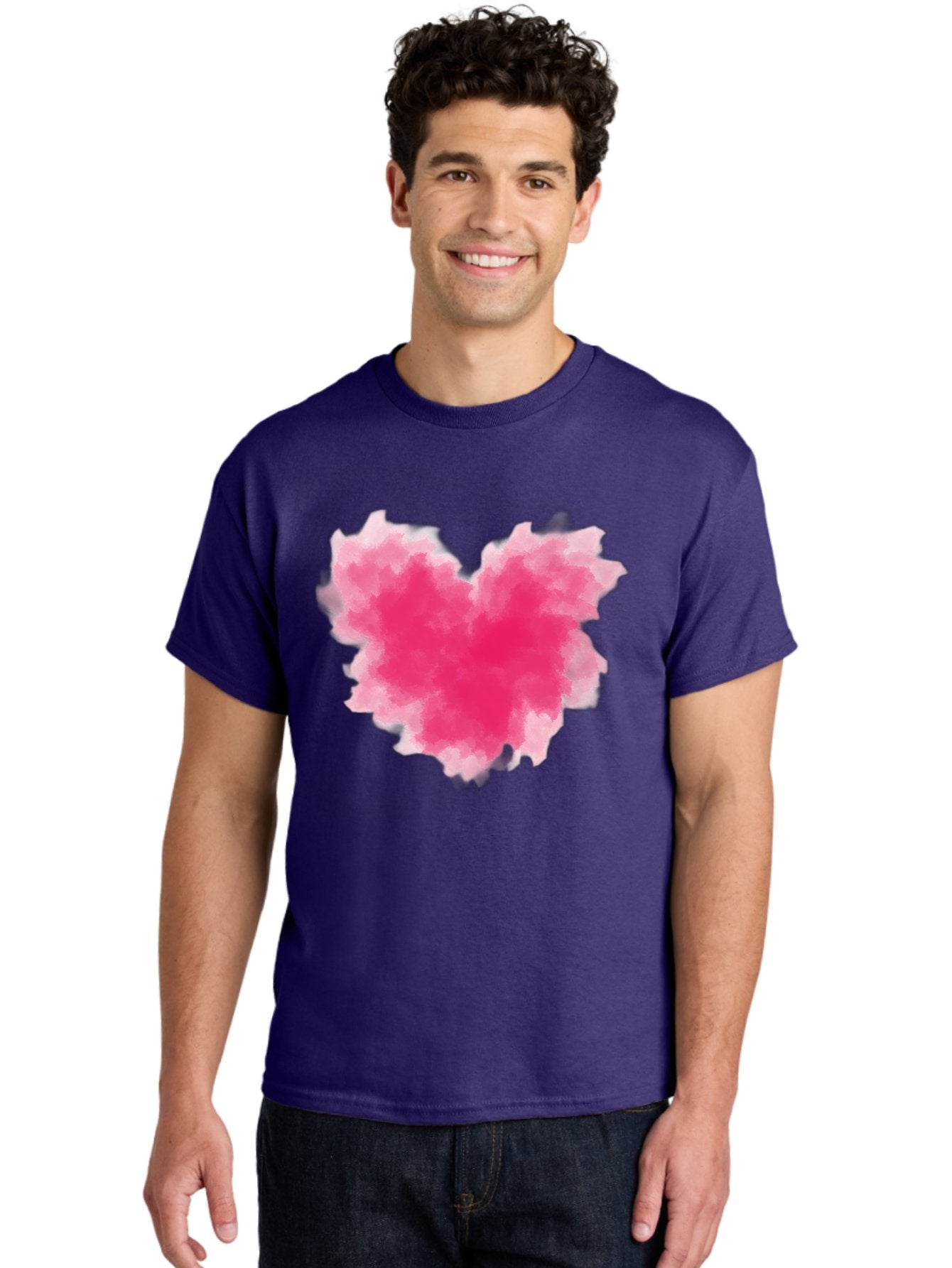 Pink-Heart-3 Men'S Graphic Tee, 100% Cotton, Comfortable Casual Summer Wear, Machine Washable, Vintage Camera, Old Camera, Antique Camera, Black Camera, Classic Photography, Photography Equipment, Nostalgic Device, Film Camera, Camera Art Baj674 17