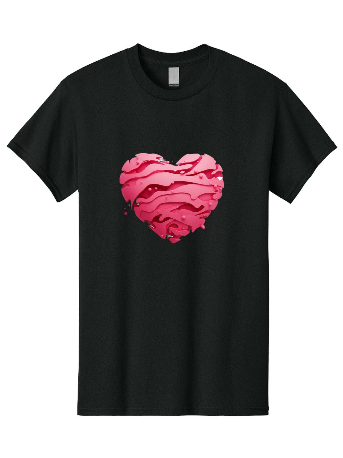 Pink-Heart-5 Men'S Graphic Tee, 100% Cotton, Comfortable Casual Summer Wear, Machine Washable, Vintage Camera, Old Camera, Antique Camera, Black Camera, Classic Photography, Photography Equipment, Nostalgic Device, Film Camera, Camera Art Baj676 6
