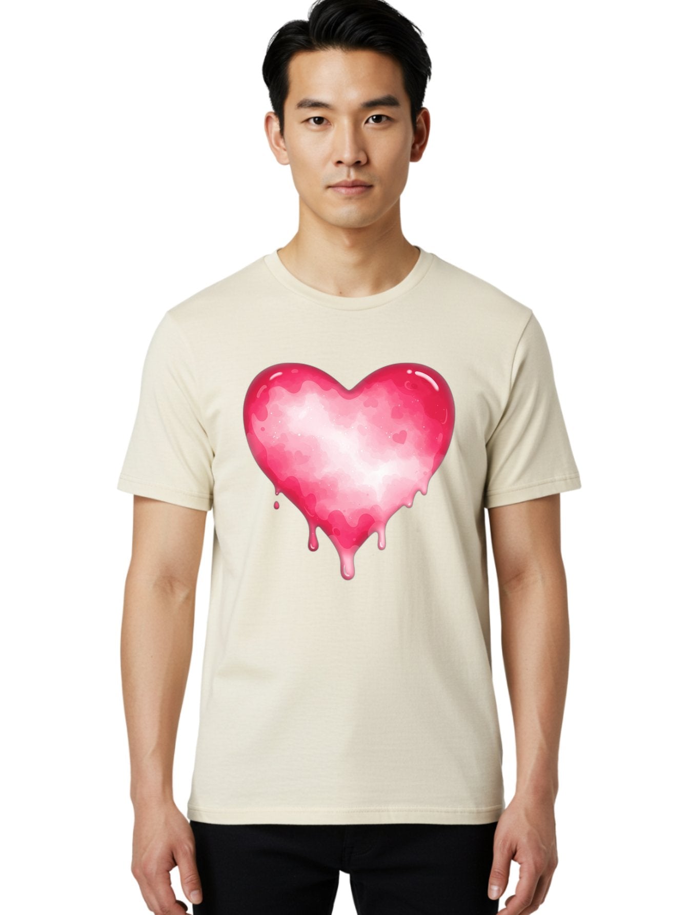 Pink-Heart-6 Men'S Graphic Tee, 100% Cotton, Comfortable Casual Summer Wear, Machine Washable, Vintage Camera, Old Camera, Antique Camera, Black Camera, Classic Photography, Photography Equipment, Nostalgic Device, Film Camera, Camera Art Baj677 28