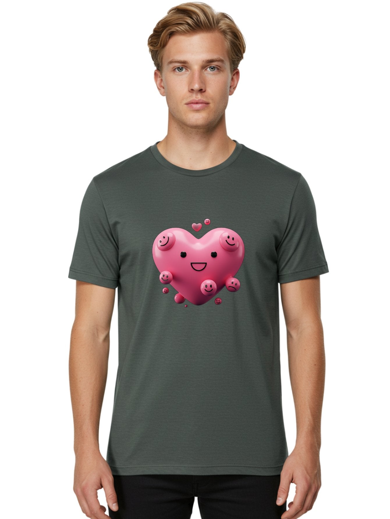 Pink-Heart-7 Men'S Graphic Tee, 100% Cotton, Comfortable Casual Summer Wear, Machine Washable, Vintage Camera, Old Camera, Antique Camera, Black Camera, Classic Photography, Photography Equipment, Nostalgic Device, Film Camera, Camera Art Baj678 19