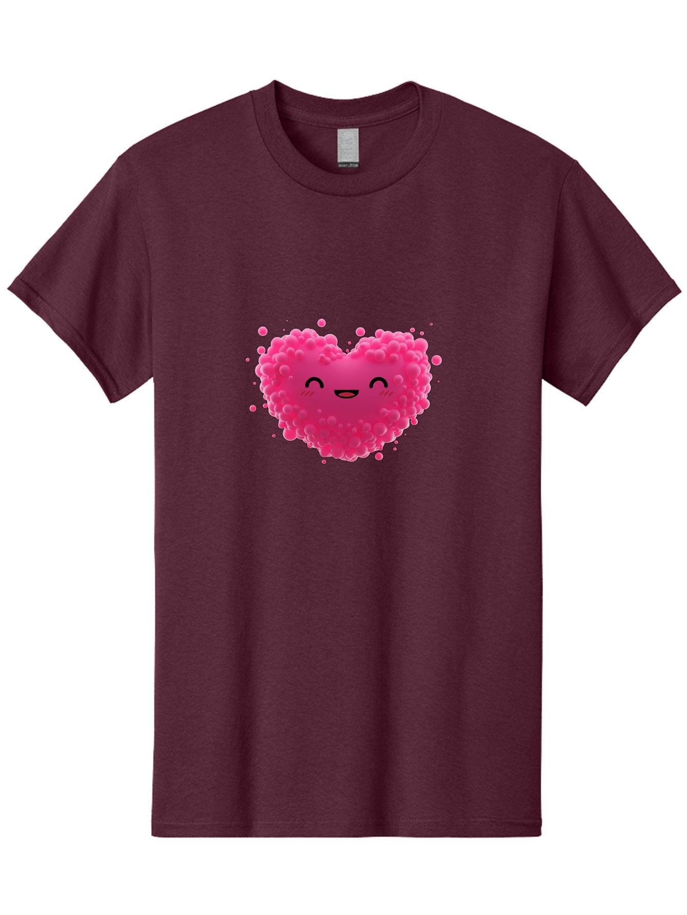 Pink-Heart-8 Men'S Graphic Tee, 100% Cotton, Comfortable Casual Summer Wear, Machine Washable, Vintage Camera, Old Camera, Antique Camera, Black Camera, Classic Photography, Photography Equipment, Nostalgic Device, Film Camera, Camera Art Baj679
