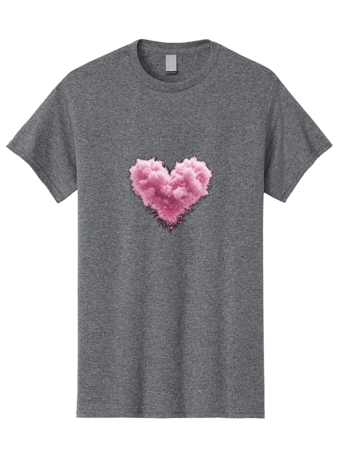 Pink-Heart-Cloud Men'S Graphic Tee, 100% Cotton, Comfortable Casual Summer Wear, Machine Washable, Vintage Camera, Old Camera, Antique Camera, Black Camera, Classic Photography, Photography Equipment, Nostalgic Device, Film Camera, Camera Art Baj680 7
