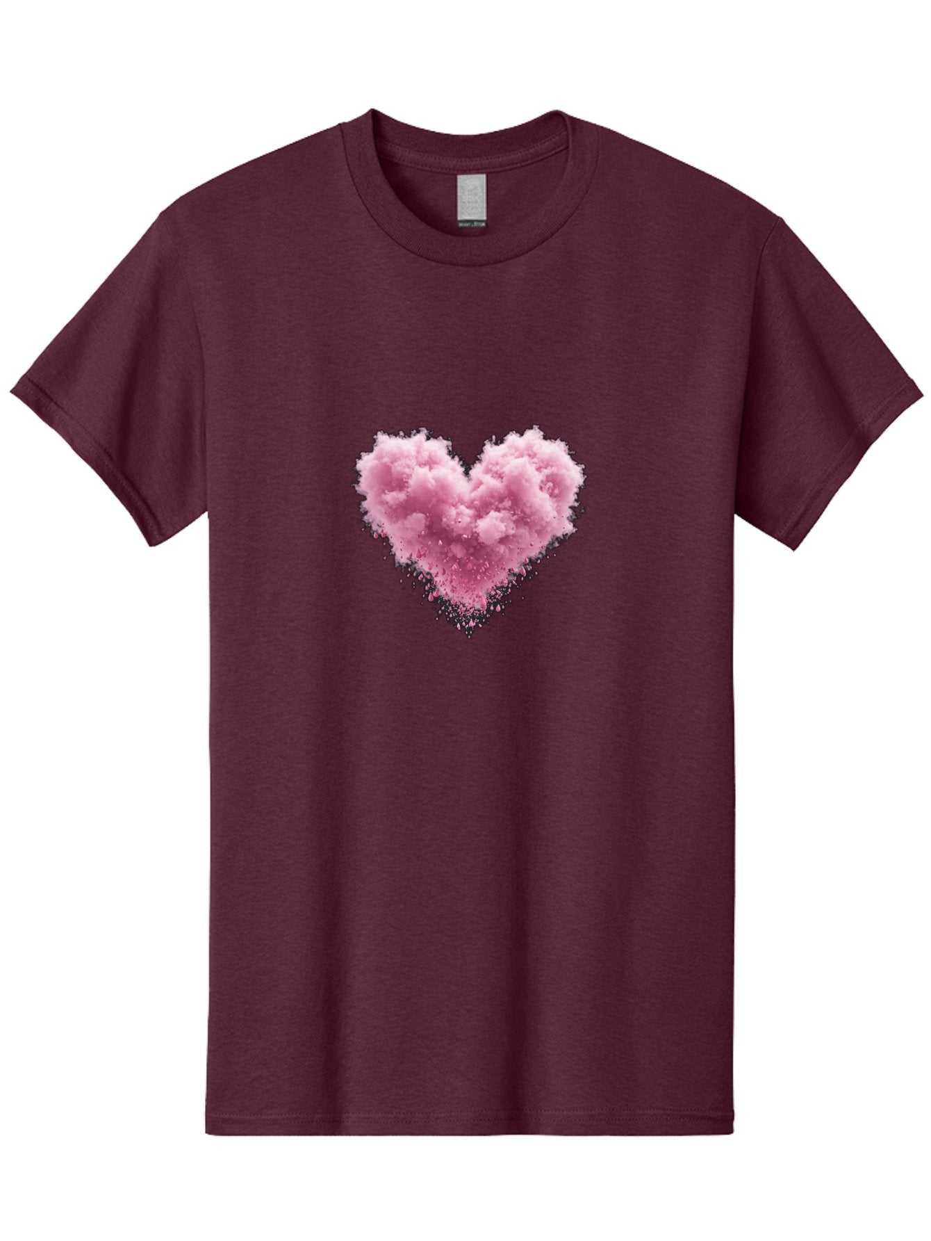 Pink-Heart-Cloud Men'S Graphic Tee, 100% Cotton, Comfortable Casual Summer Wear, Machine Washable, Vintage Camera, Old Camera, Antique Camera, Black Camera, Classic Photography, Photography Equipment, Nostalgic Device, Film Camera, Camera Art Baj680 6