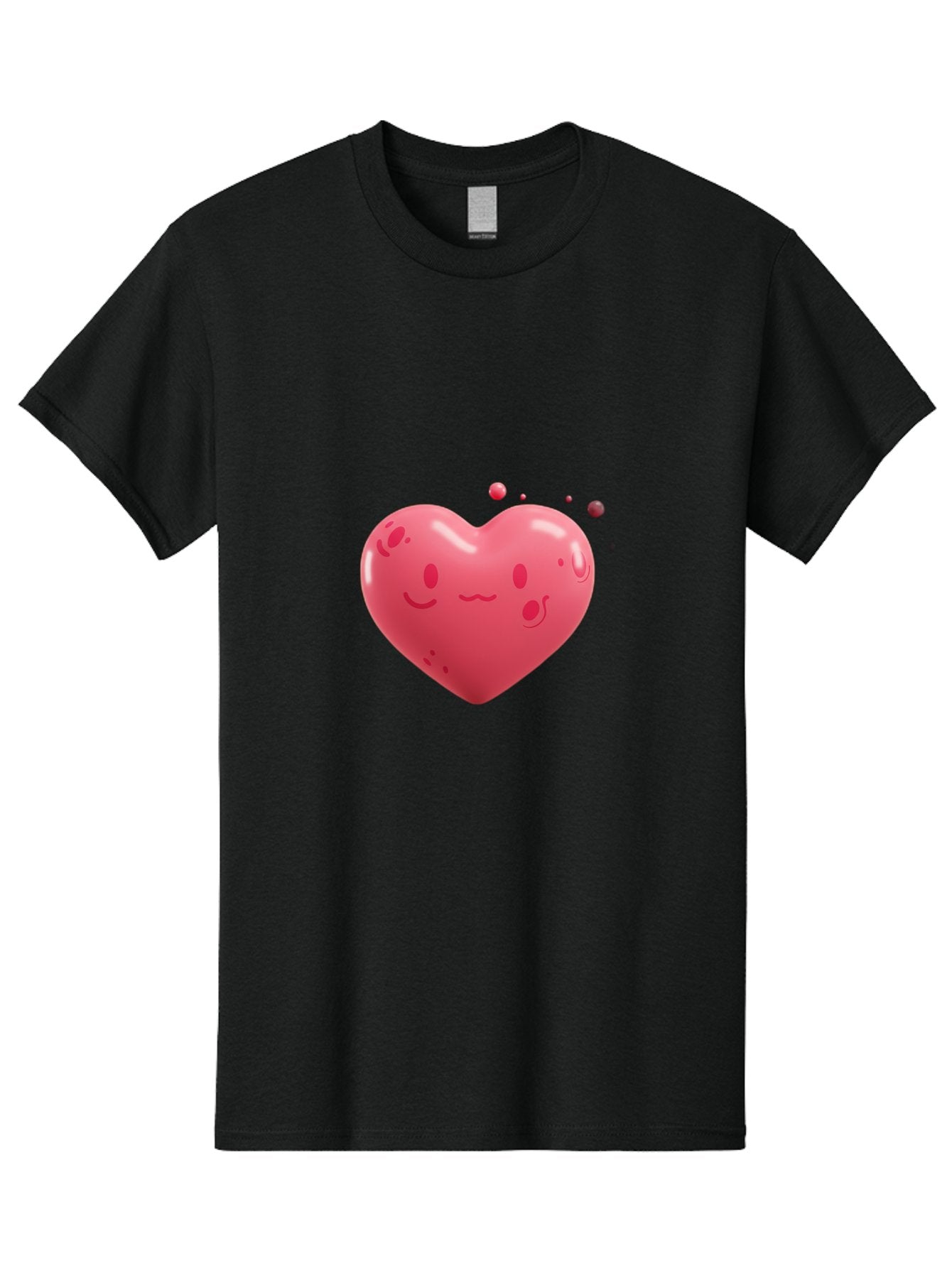 Pink-Heart-Emoji Men'S Graphic Tee, 100% Cotton, Comfortable Casual Summer Wear, Machine Washable, Vintage Camera, Old Camera, Antique Camera, Black Camera, Classic Photography, Photography Equipment, Nostalgic Device, Film Camera, Camera Art Baj681 6