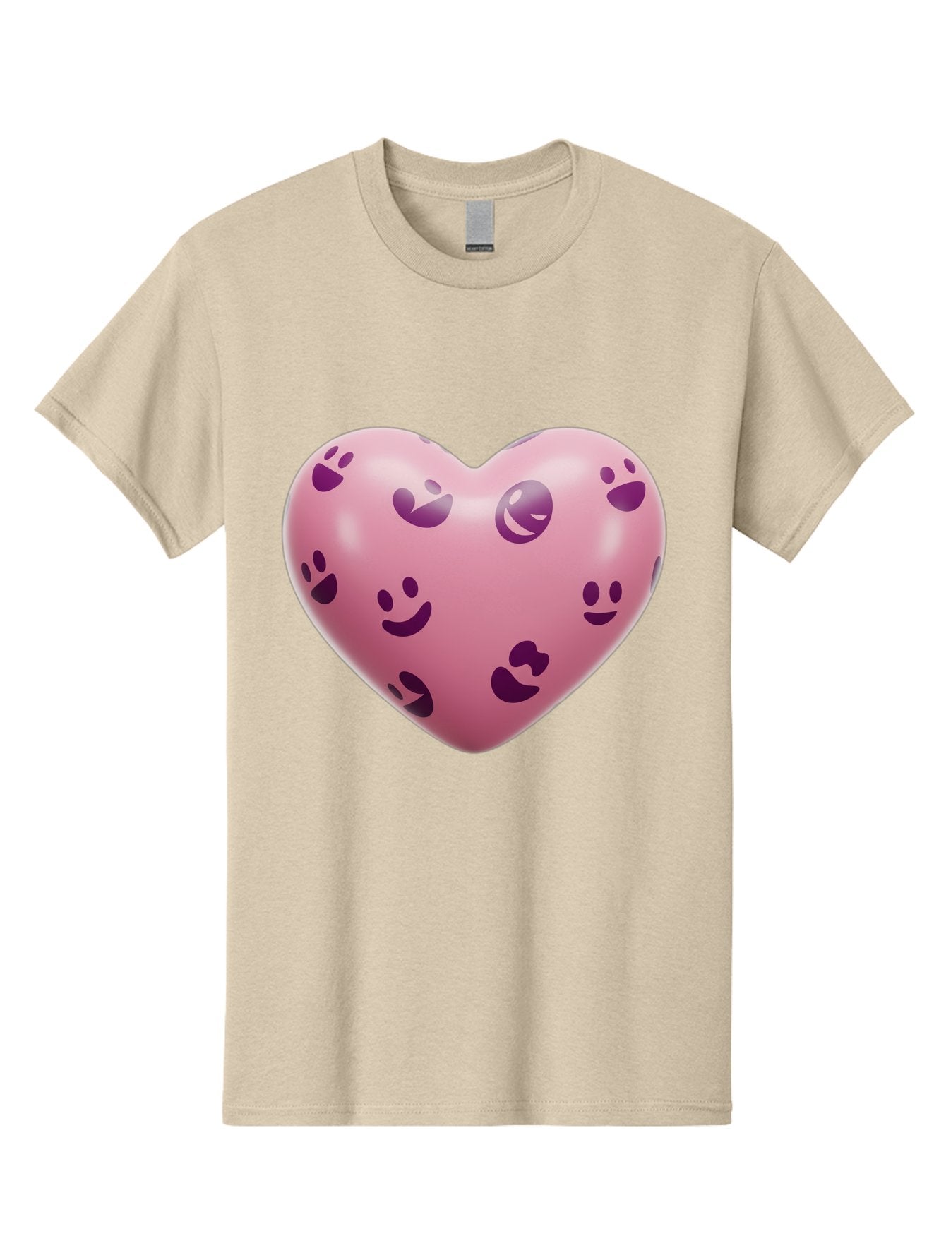 Pink-Heart-With-Purple-Emoji-Faces Men'S Graphic Tee, 100% Cotton, Comfortable Casual Summer Wear, Machine Washable, Vintage Camera, Old Camera, Antique Camera, Black Camera, Classic Photography, Photography Equipment, Nostalgic Device, Baj684 10