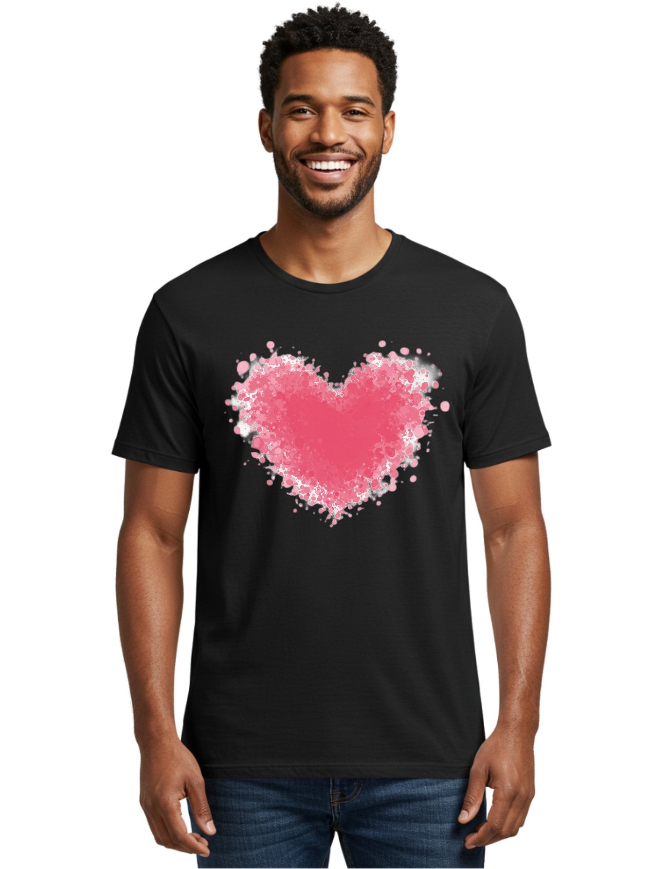 Pink-Heart Men'S Graphic Tee, 100% Cotton, Comfortable Casual Summer Wear, Machine Washable, Vintage Camera, Old Camera, Antique Camera, Black Camera, Classic Photography, Photography Equipment, Nostalgic Device, Film Camera, Camera Art Baj685 29