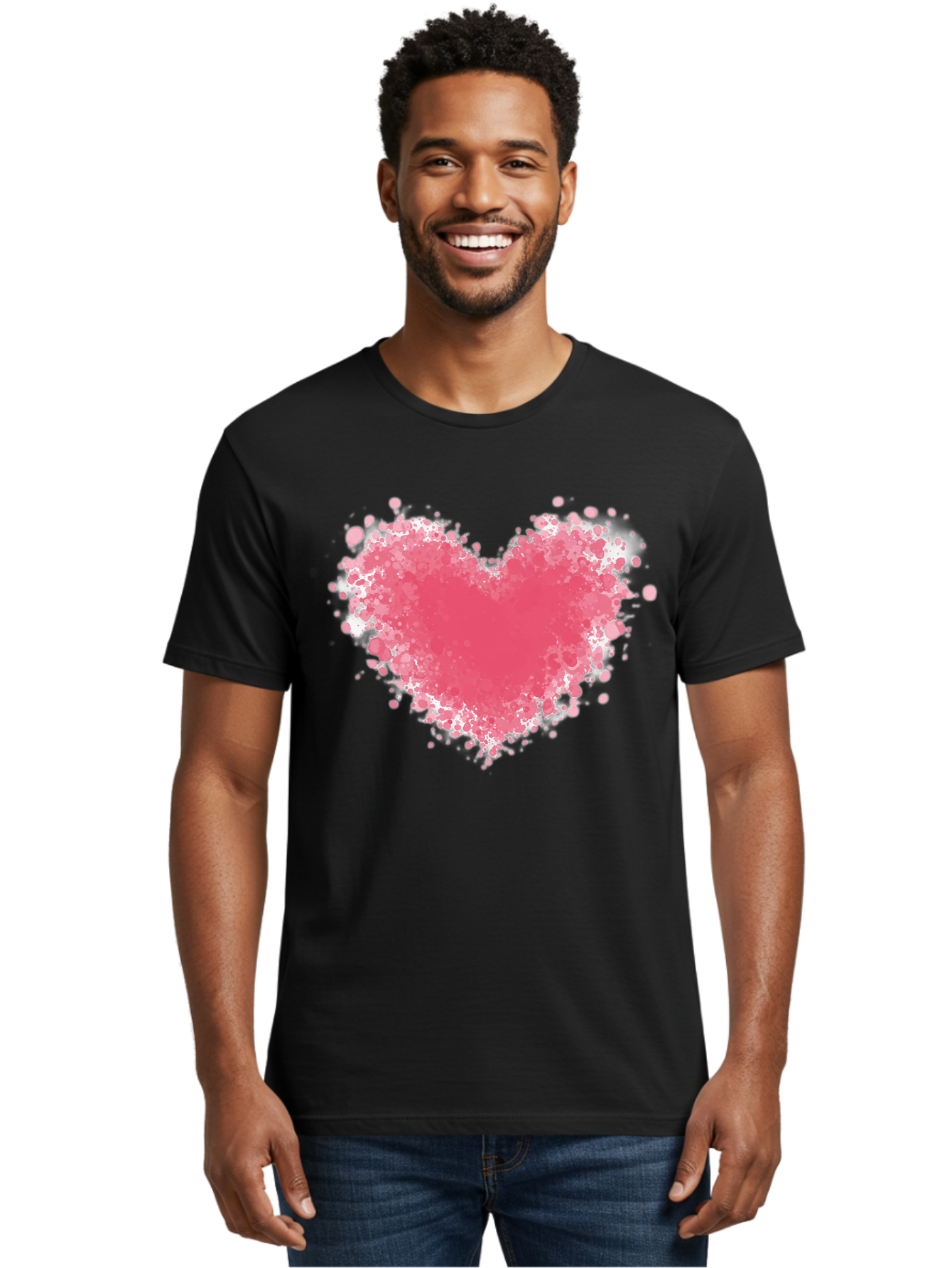 Pink-Heart Men'S Graphic Tee, 100% Cotton, Comfortable Casual Summer Wear, Machine Washable, Vintage Camera, Old Camera, Antique Camera, Black Camera, Classic Photography, Photography Equipment, Nostalgic Device, Film Camera, Camera Art Baj685 17