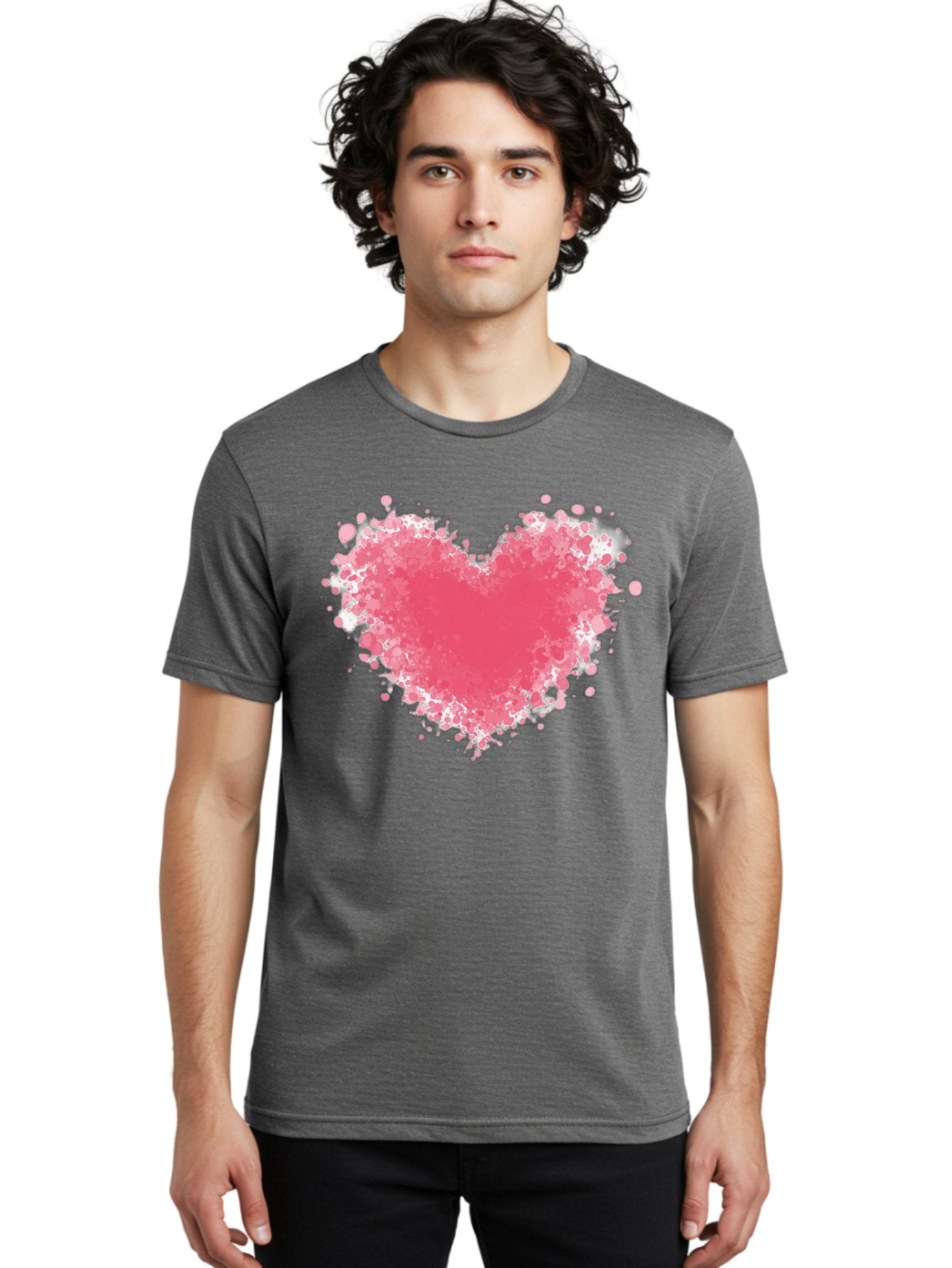 Pink-Heart Men'S Graphic Tee, 100% Cotton, Comfortable Casual Summer Wear, Machine Washable, Vintage Camera, Old Camera, Antique Camera, Black Camera, Classic Photography, Photography Equipment, Nostalgic Device, Film Camera, Camera Art Baj685 16