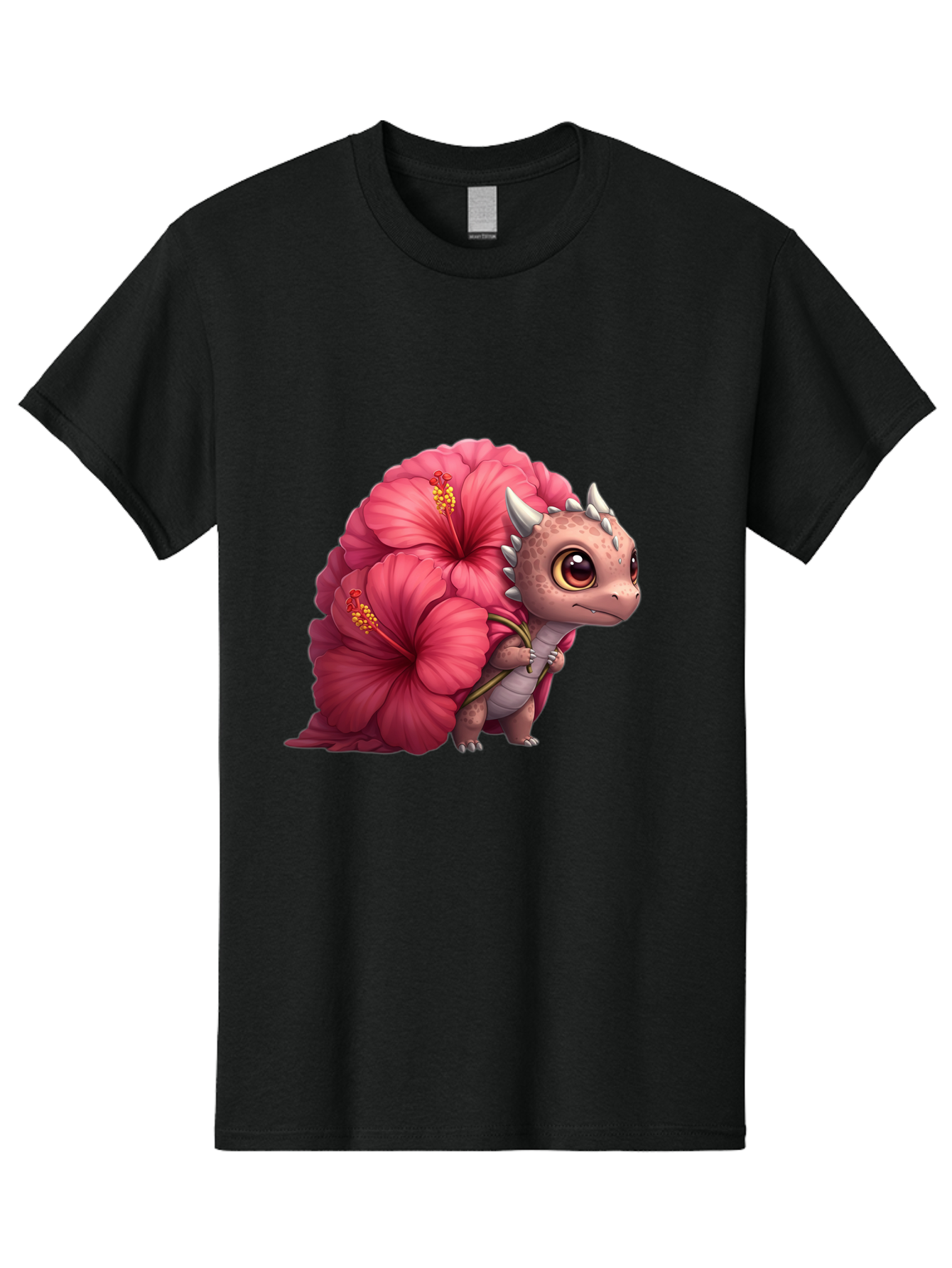 Pink-Hibiscus-Dinosaur Men'S Graphic Tee, 100% Cotton, Comfortable Casual Summer Wear, Machine Washable, Vintage Camera, Old Camera, Antique Camera, Black Camera, Classic Photography, Photography Equipment, Nostalgic Device, Film Camera, Baj686 12