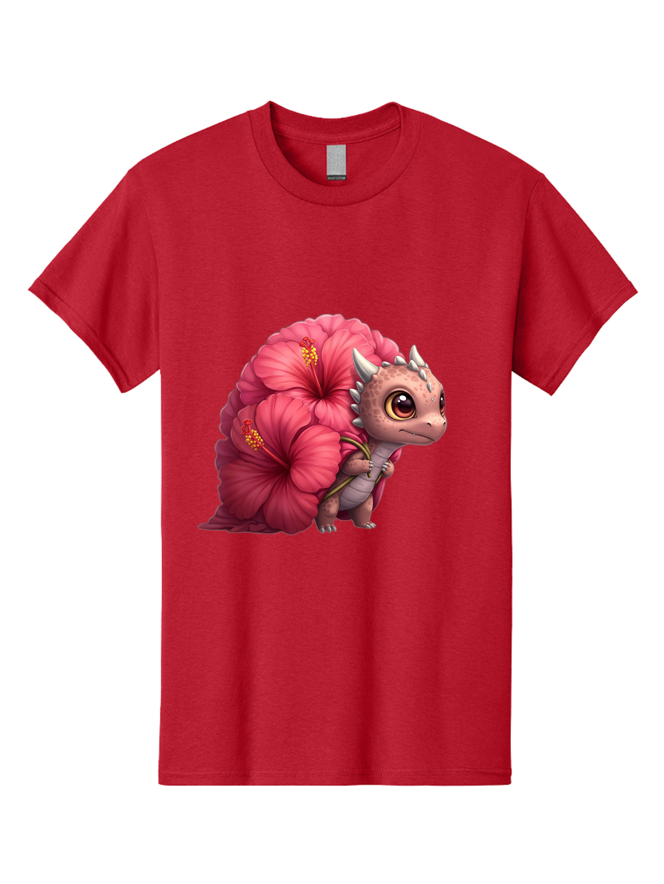 Pink-Hibiscus-Dinosaur Men'S Graphic Tee, 100% Cotton, Comfortable Casual Summer Wear, Machine Washable, Vintage Camera, Old Camera, Antique Camera, Black Camera, Classic Photography, Photography Equipment, Nostalgic Device, Film Camera, Baj686 4