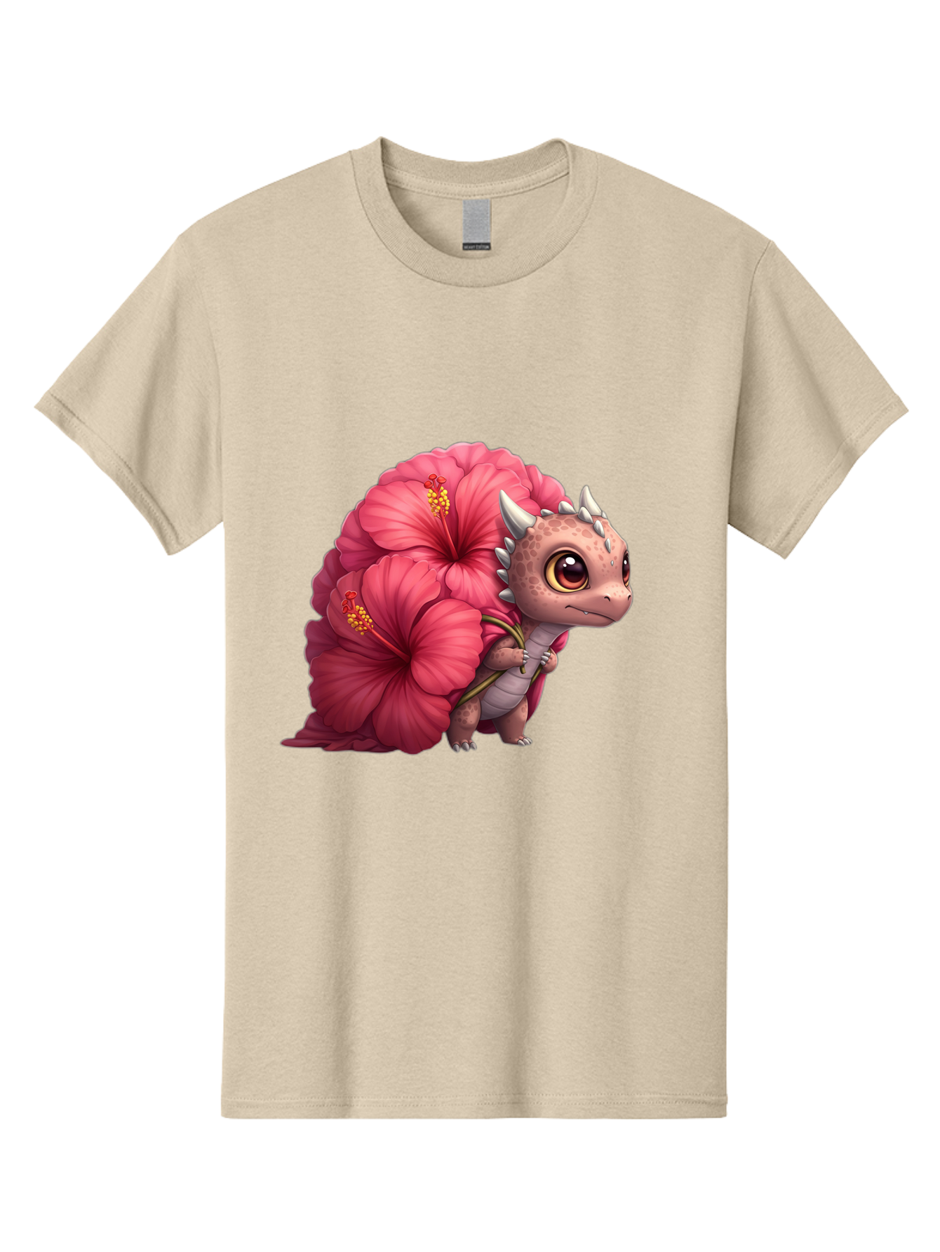 Pink-Hibiscus-Dinosaur Men'S Graphic Tee, 100% Cotton, Comfortable Casual Summer Wear, Machine Washable, Vintage Camera, Old Camera, Antique Camera, Black Camera, Classic Photography, Photography Equipment, Nostalgic Device, Film Camera, Baj686 3
