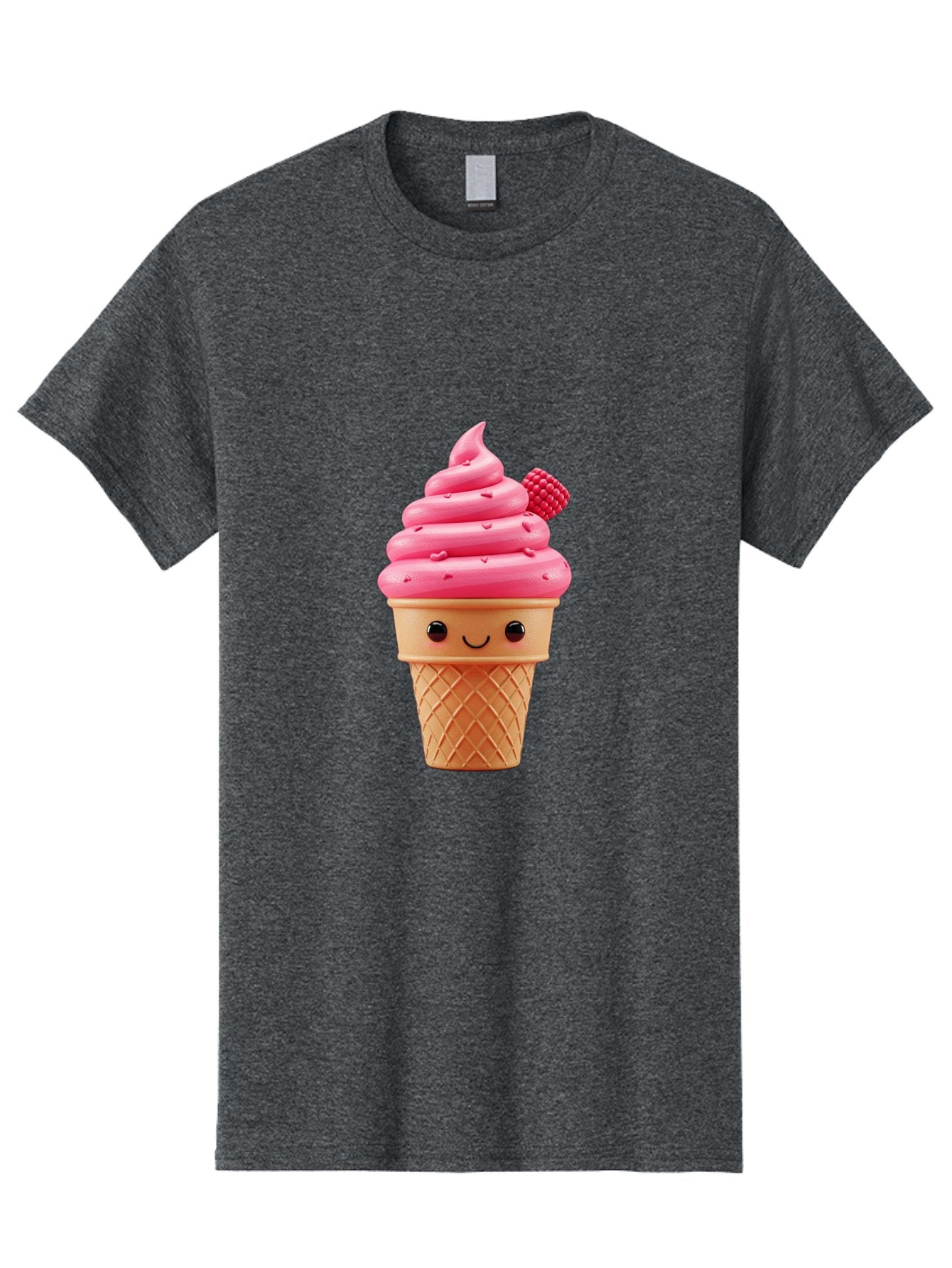 Pink-Ice-Cream-Cone-1 Men'S Graphic Tee, 100% Cotton, Comfortable Casual Summer Wear, Machine Washable, Vintage Camera, Old Camera, Antique Camera, Black Camera, Classic Photography, Photography Equipment, Nostalgic Device, Film Camera, Baj687 9