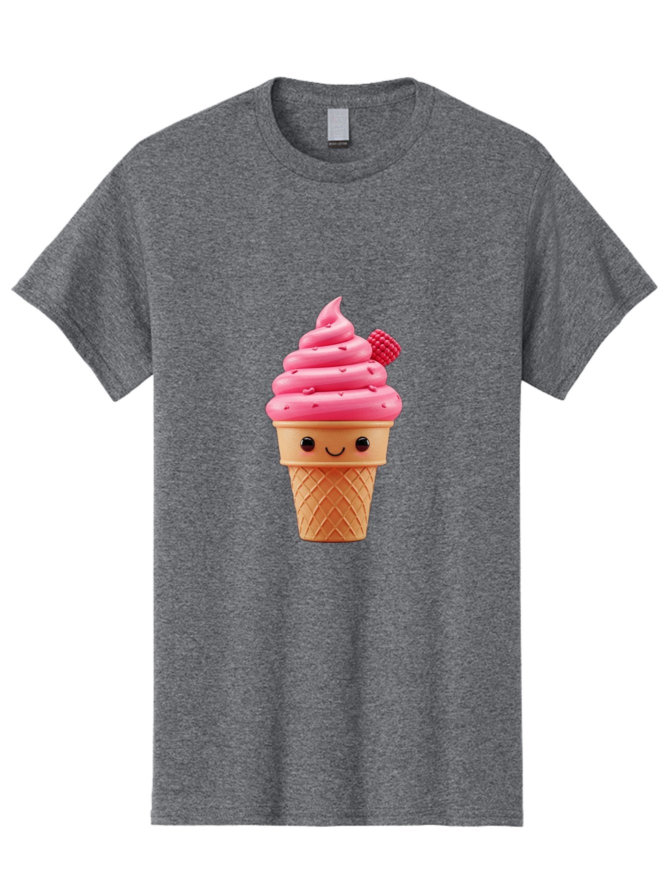 Pink-Ice-Cream-Cone-1 Men'S Graphic Tee, 100% Cotton, Comfortable Casual Summer Wear, Machine Washable, Vintage Camera, Old Camera, Antique Camera, Black Camera, Classic Photography, Photography Equipment, Nostalgic Device, Film Camera, Baj687 4