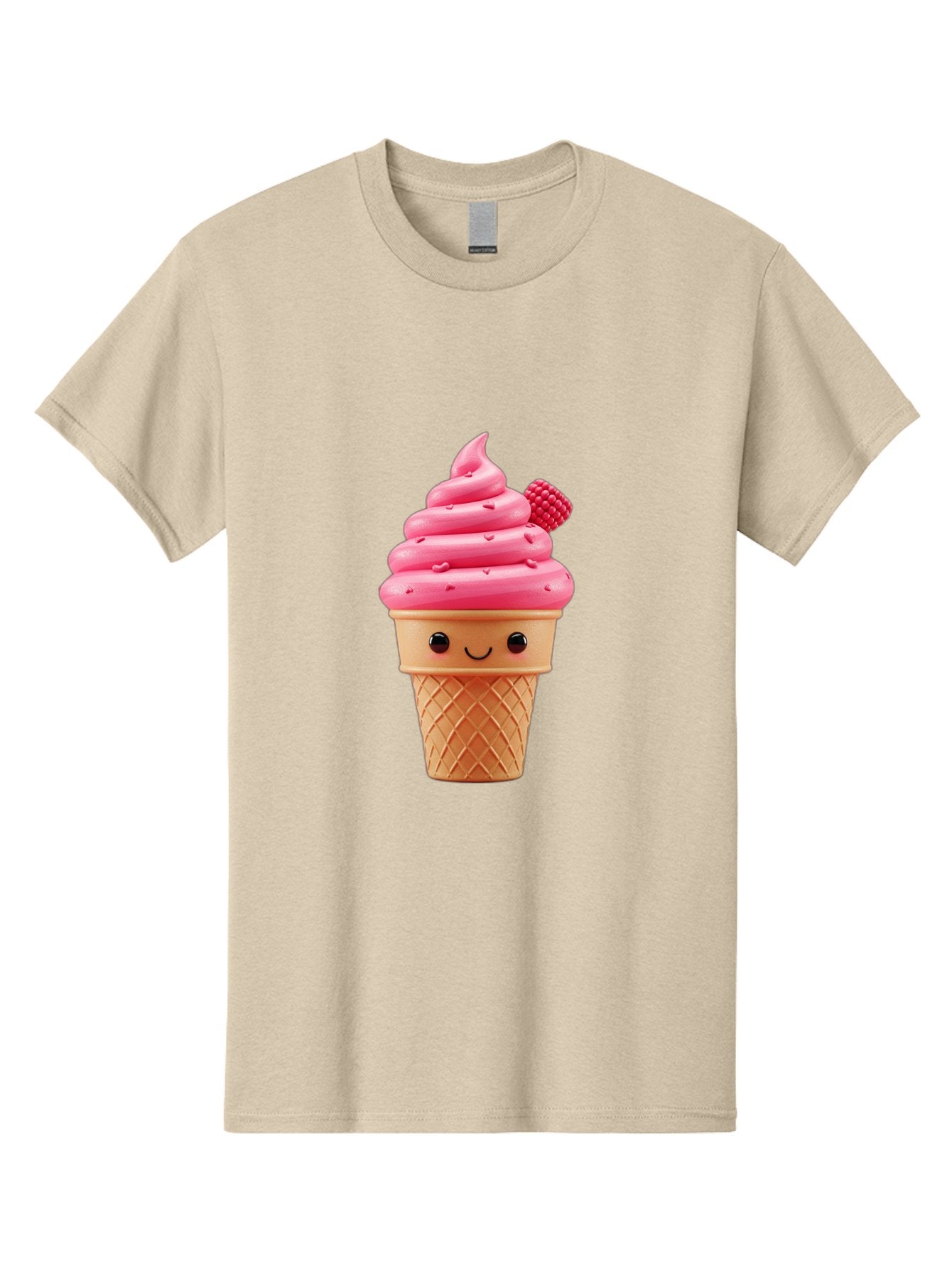 Pink-Ice-Cream-Cone-1 Men'S Graphic Tee, 100% Cotton, Comfortable Casual Summer Wear, Machine Washable, Vintage Camera, Old Camera, Antique Camera, Black Camera, Classic Photography, Photography Equipment, Nostalgic Device, Film Camera, Baj687 5