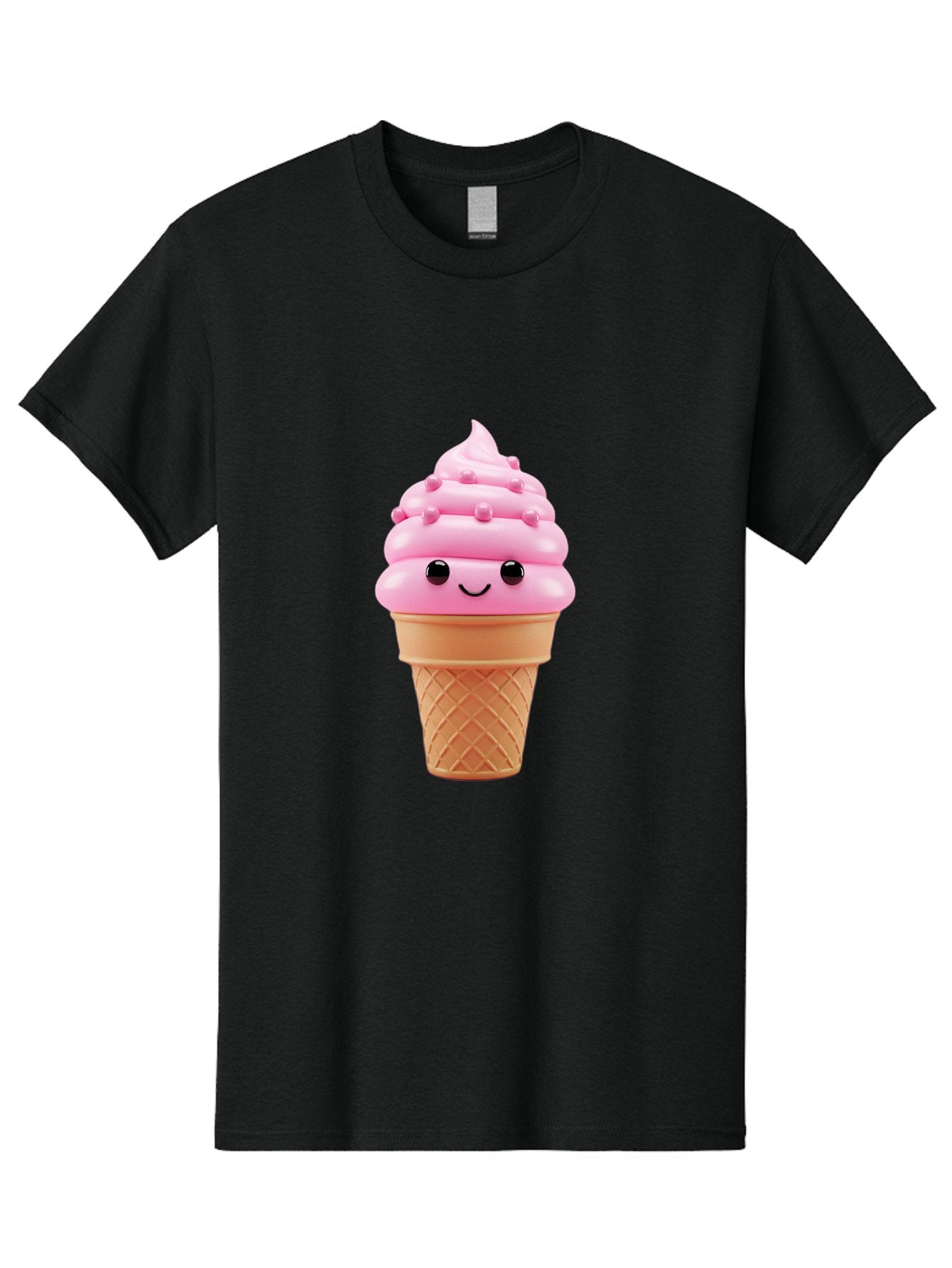 Pink-Ice-Cream-Cone Men'S Graphic Tee, 100% Cotton, Comfortable Casual Summer Wear, Machine Washable, Vintage Camera, Old Camera, Antique Camera, Black Camera, Classic Photography, Photography Equipment, Nostalgic Device, Film Camera, Baj688 15