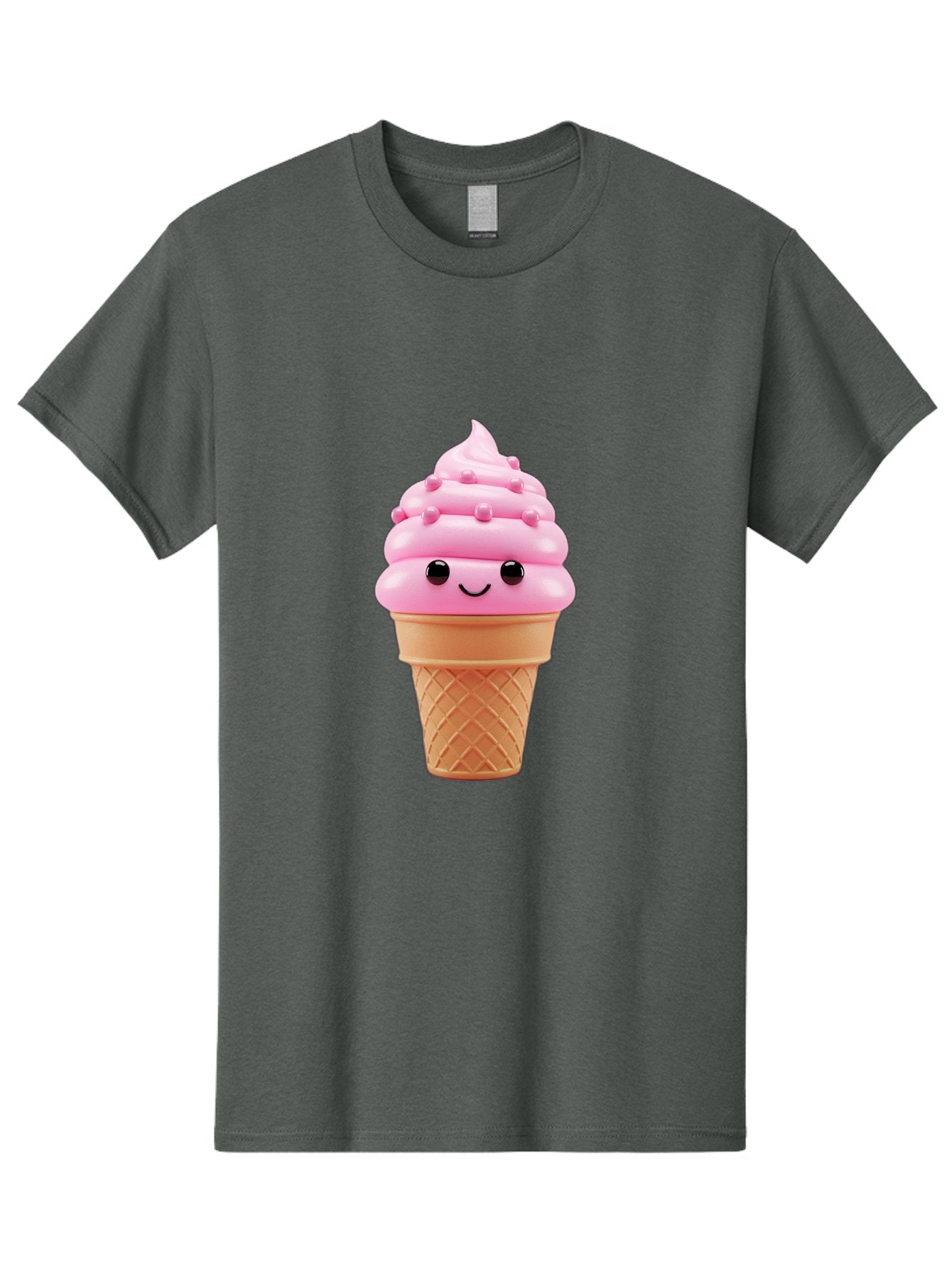 Pink-Ice-Cream-Cone Men'S Graphic Tee, 100% Cotton, Comfortable Casual Summer Wear, Machine Washable, Vintage Camera, Old Camera, Antique Camera, Black Camera, Classic Photography, Photography Equipment, Nostalgic Device, Film Camera, Baj688
