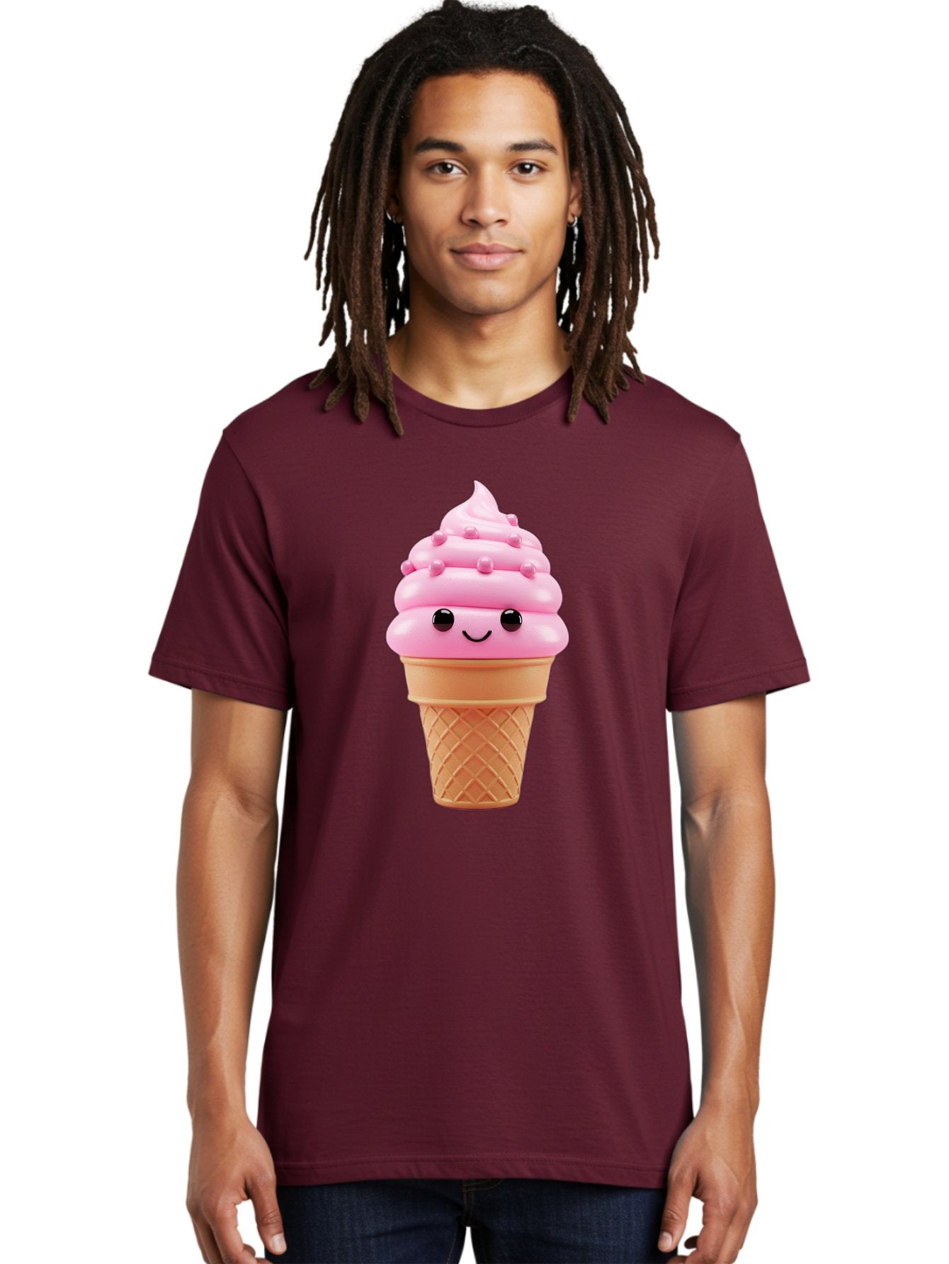 Pink-Ice-Cream-Cone Men'S Graphic Tee, 100% Cotton, Comfortable Casual Summer Wear, Machine Washable, Vintage Camera, Old Camera, Antique Camera, Black Camera, Classic Photography, Photography Equipment, Nostalgic Device, Film Camera, Baj688 27