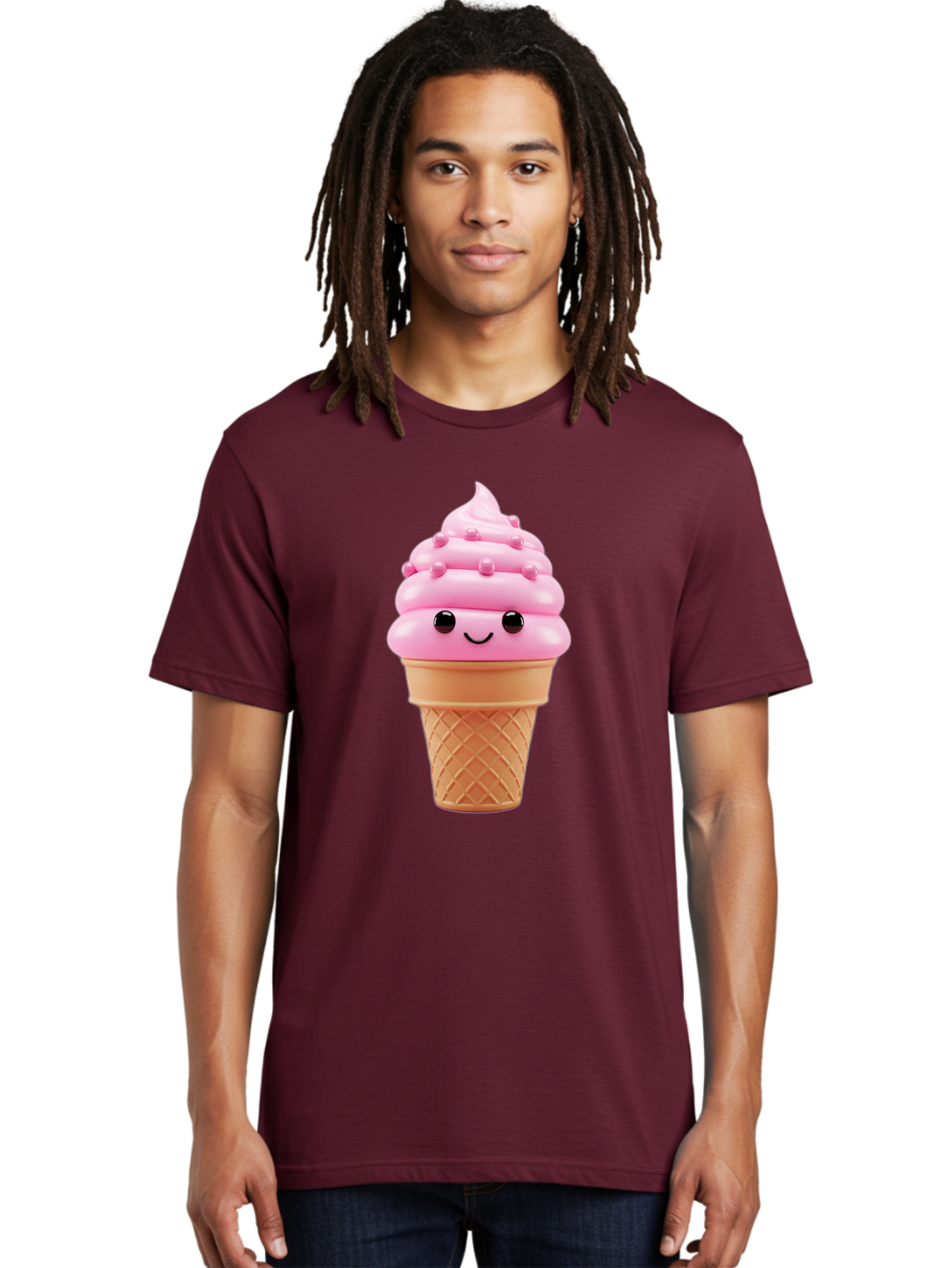 Pink-Ice-Cream-Cone Men'S Graphic Tee, 100% Cotton, Comfortable Casual Summer Wear, Machine Washable, Vintage Camera, Old Camera, Antique Camera, Black Camera, Classic Photography, Photography Equipment, Nostalgic Device, Film Camera, Baj688 19