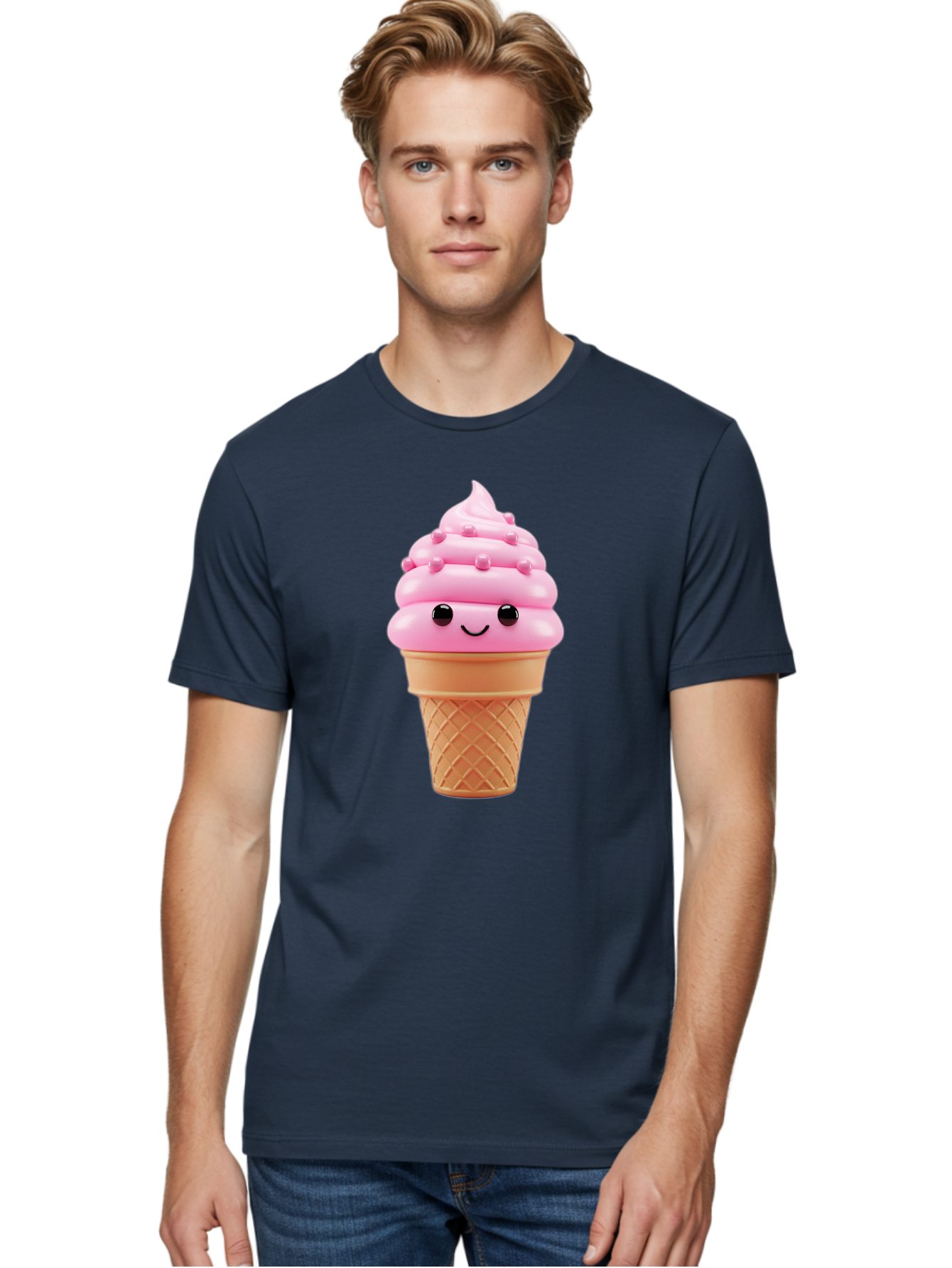 Pink-Ice-Cream-Cone Men'S Graphic Tee, 100% Cotton, Comfortable Casual Summer Wear, Machine Washable, Vintage Camera, Old Camera, Antique Camera, Black Camera, Classic Photography, Photography Equipment, Nostalgic Device, Film Camera, Baj688 18