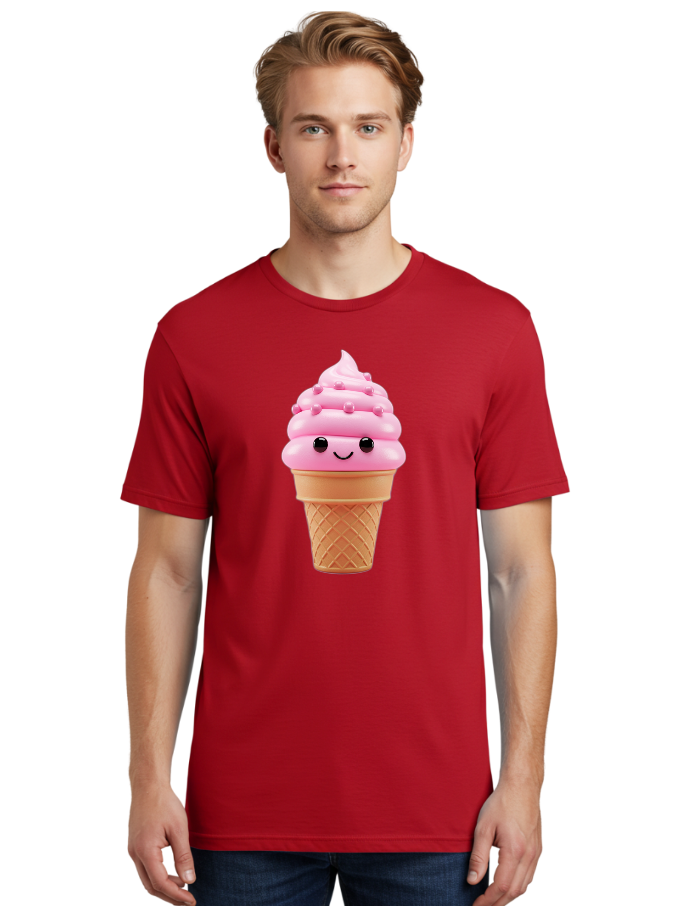 Pink-Ice-Cream-Cone Men'S Graphic Tee, 100% Cotton, Comfortable Casual Summer Wear, Machine Washable, Vintage Camera, Old Camera, Antique Camera, Black Camera, Classic Photography, Photography Equipment, Nostalgic Device, Film Camera, Baj688 27