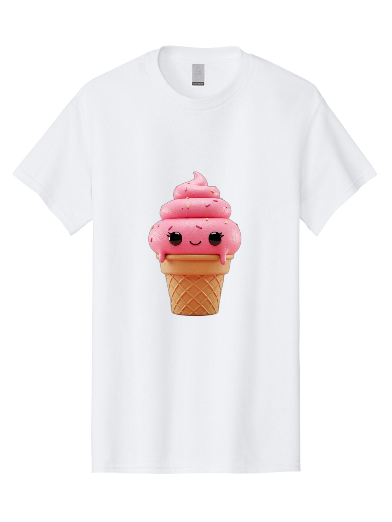 Pink-Ice-Cream Men'S Graphic Tee, 100% Cotton, Comfortable Casual Summer Wear, Machine Washable, Vintage Camera, Old Camera, Antique Camera, Black Camera, Classic Photography, Photography Equipment, Nostalgic Device, Film Camera, Camera Art Baj689