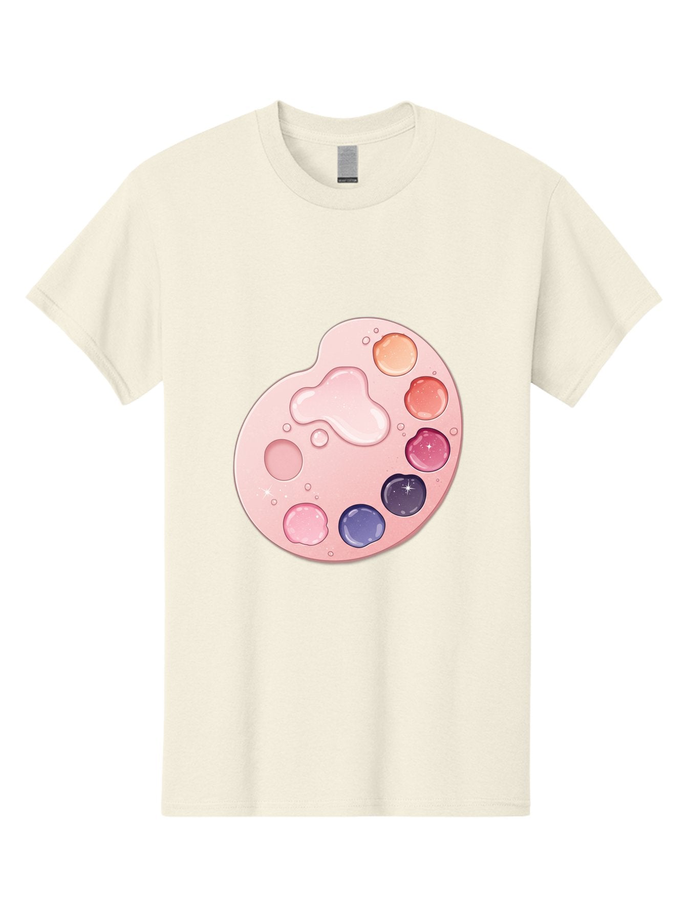 Pink-Painter-S-Palette Men'S Graphic Tee, 100% Cotton, Comfortable Casual Summer Wear, Machine Washable, Vintage Camera, Old Camera, Antique Camera, Black Camera, Classic Photography, Photography Equipment, Nostalgic Device, Film Camera, Baj691 15