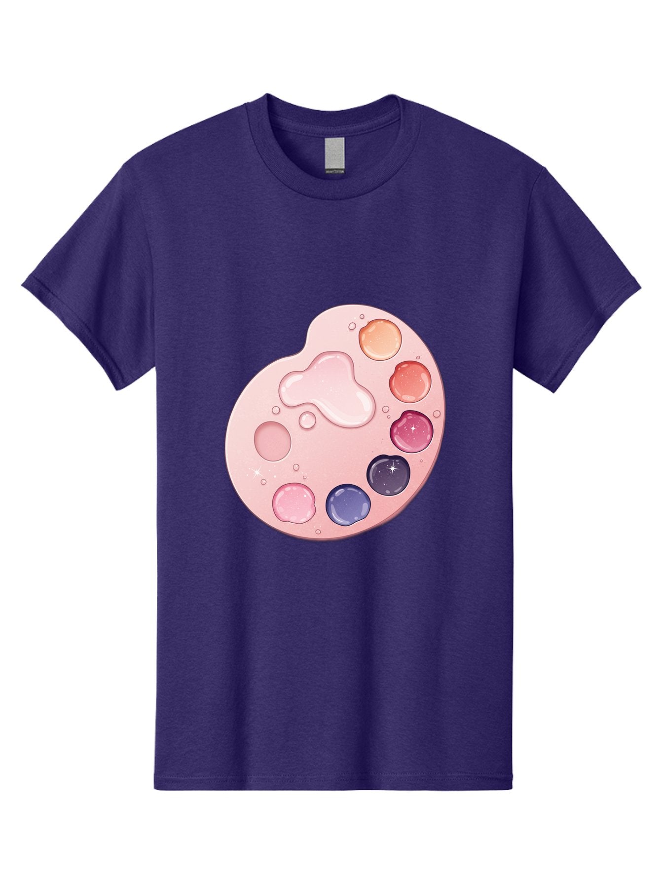 Pink-Painter-S-Palette Men'S Graphic Tee, 100% Cotton, Comfortable Casual Summer Wear, Machine Washable, Vintage Camera, Old Camera, Antique Camera, Black Camera, Classic Photography, Photography Equipment, Nostalgic Device, Film Camera, Baj691 5